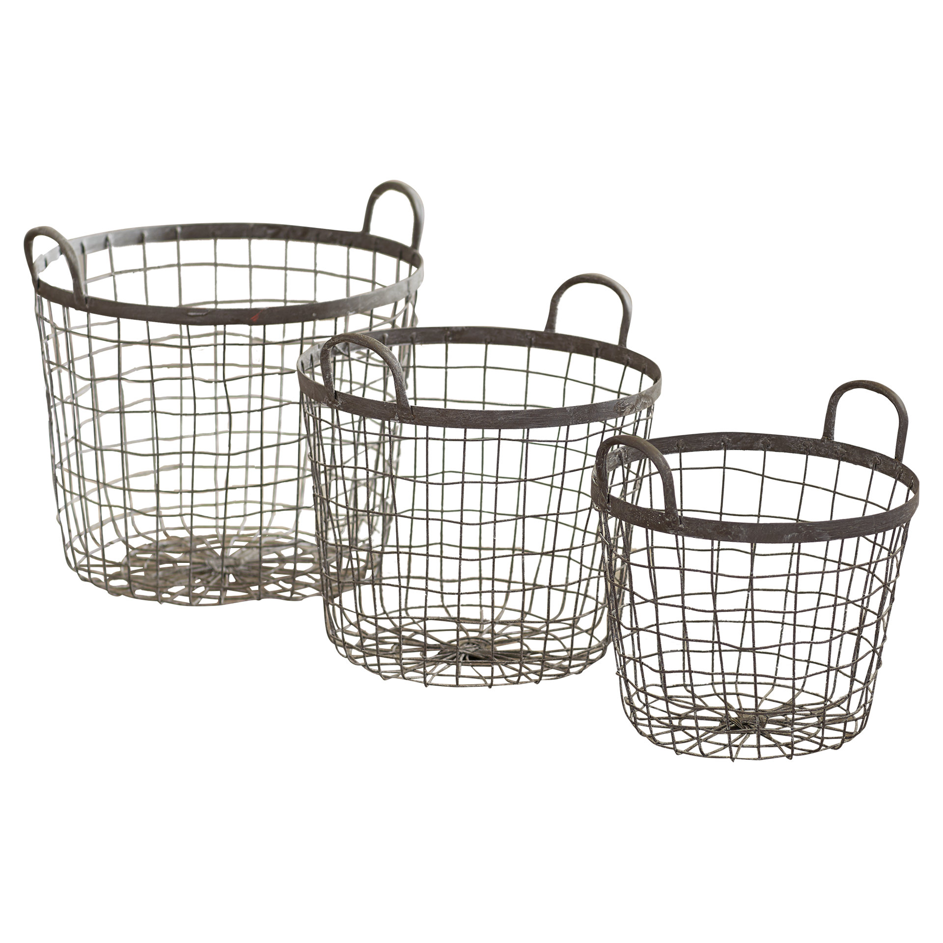 Trent Austin Design 3 Piece Wire Basket Set & Reviews Wayfair