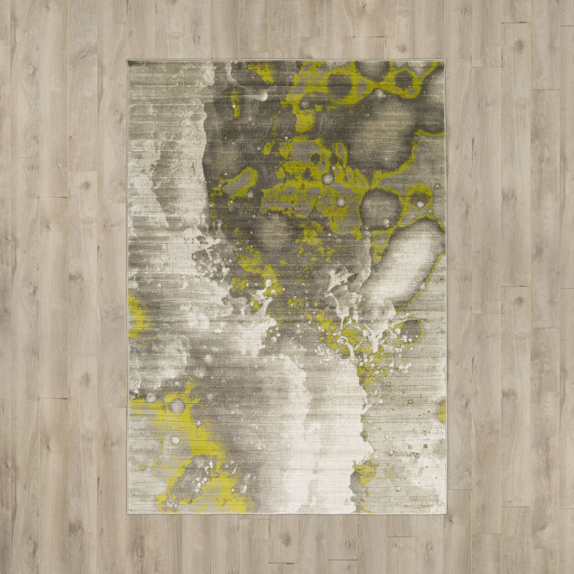 Trent Austin Design Chartwell Light Gray/Lime Area Rug & Reviews Wayfair