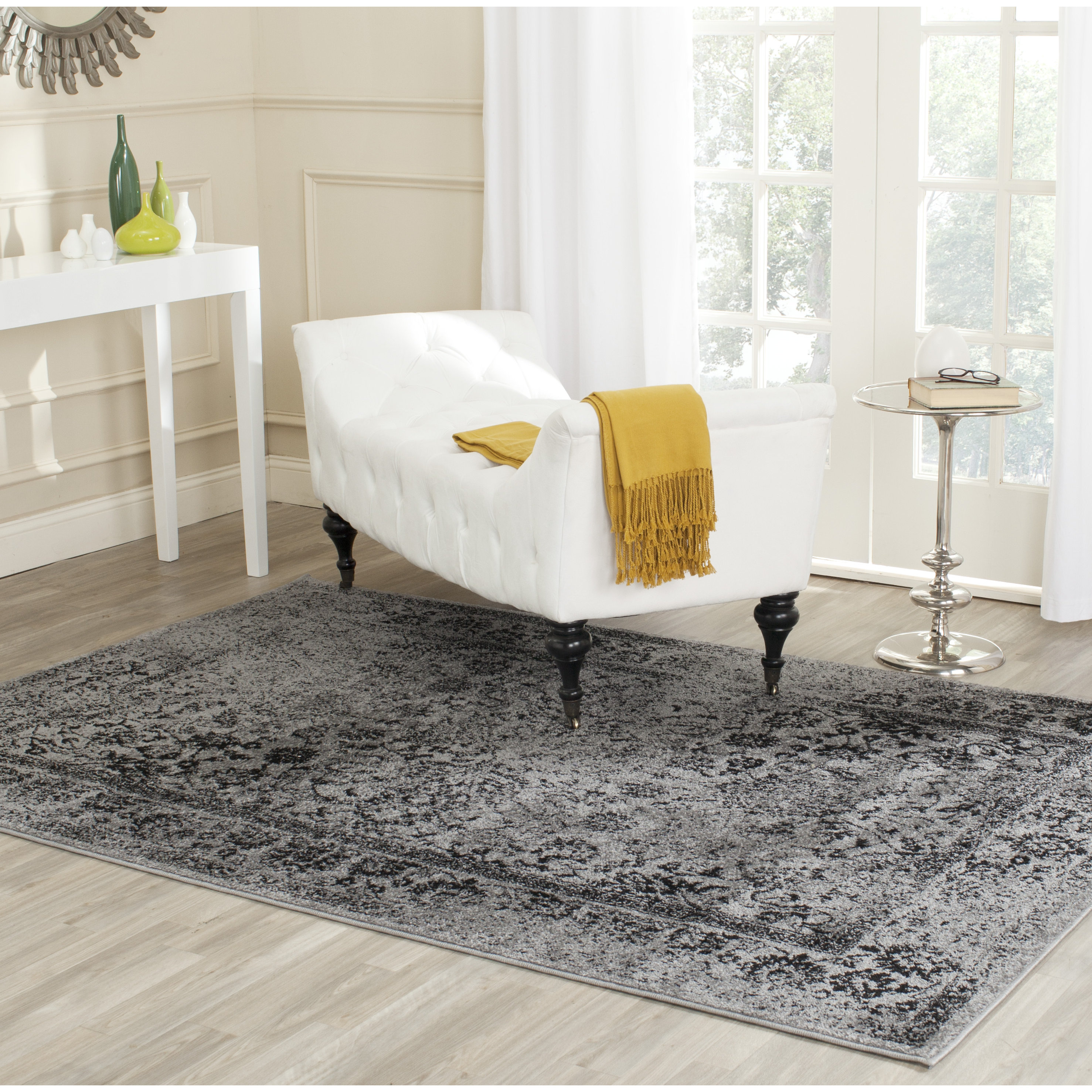 Trent Austin Design Costa Mesa Gray/Black Area Rug & Reviews Wayfair