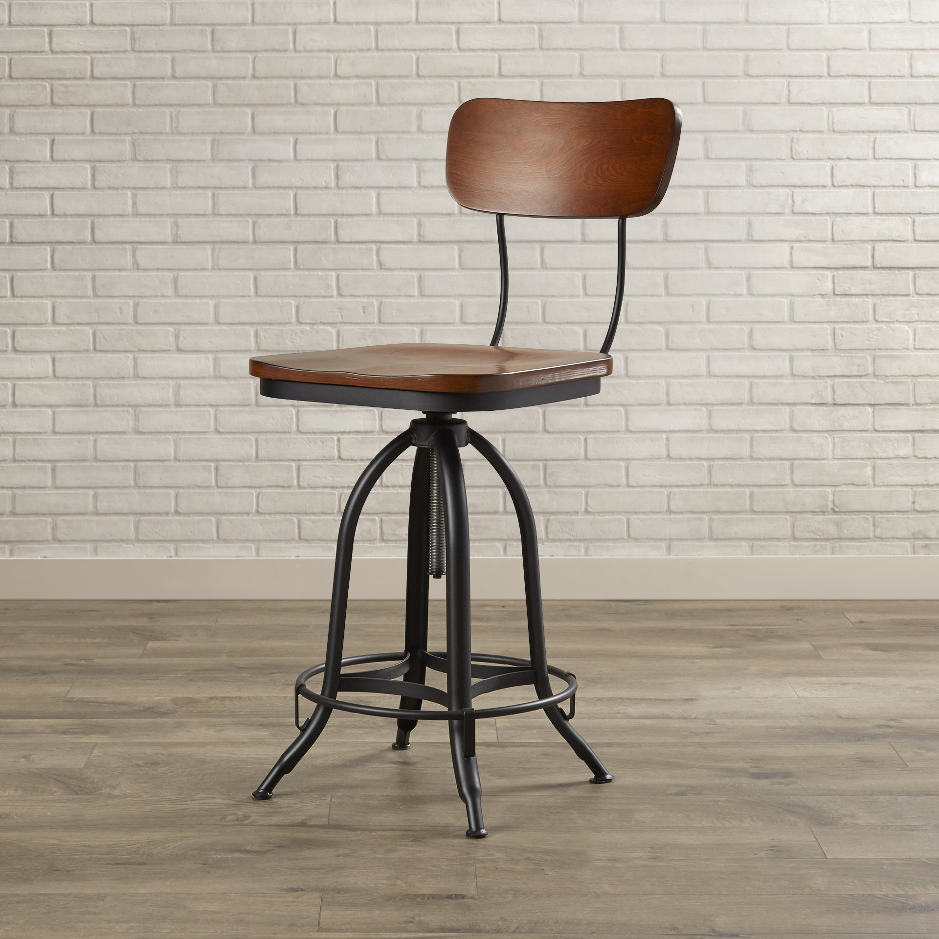 Trent Austin Design Adjustable Height Swivel Bar Stool & Reviews