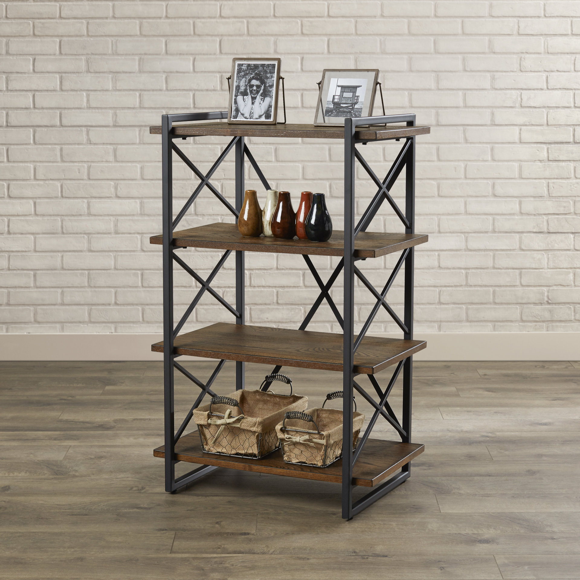 Trent Austin Design Coalinga 38" Etagere Bookcase & Reviews Wayfair