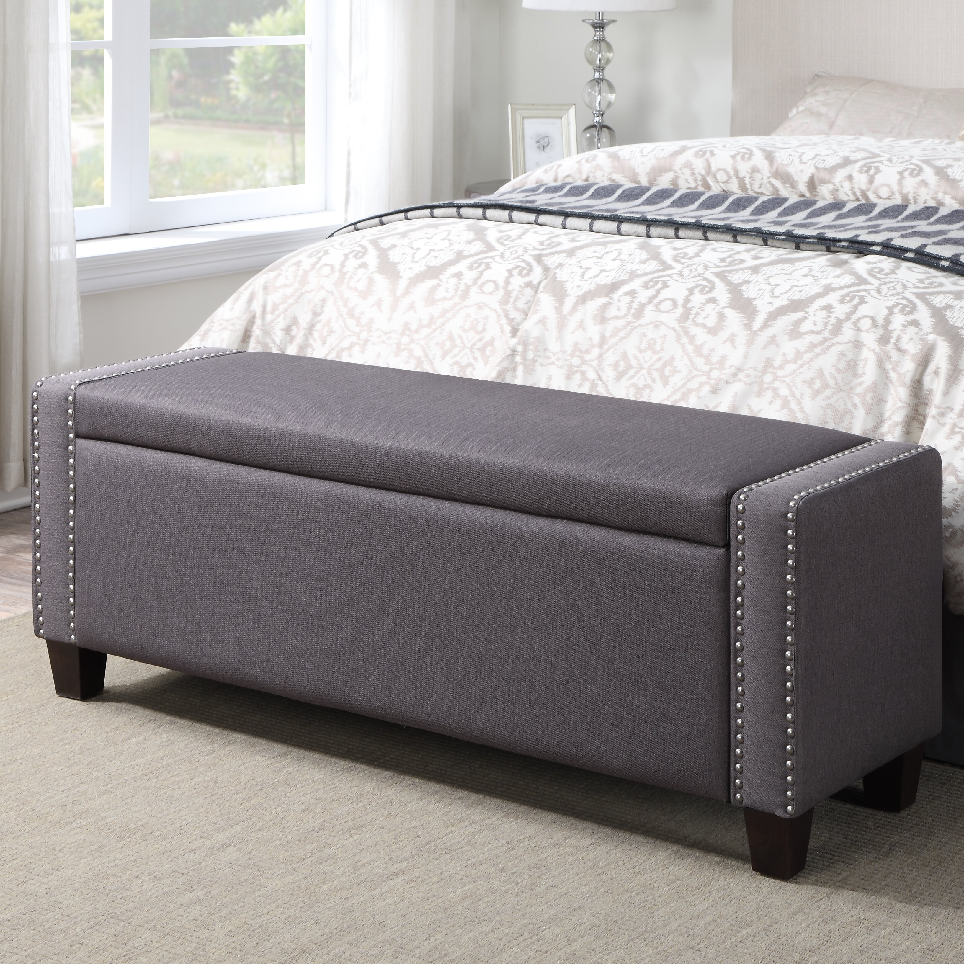 House of Hampton Gistel Upholstered Storage Bedroom Bench & Reviews ...