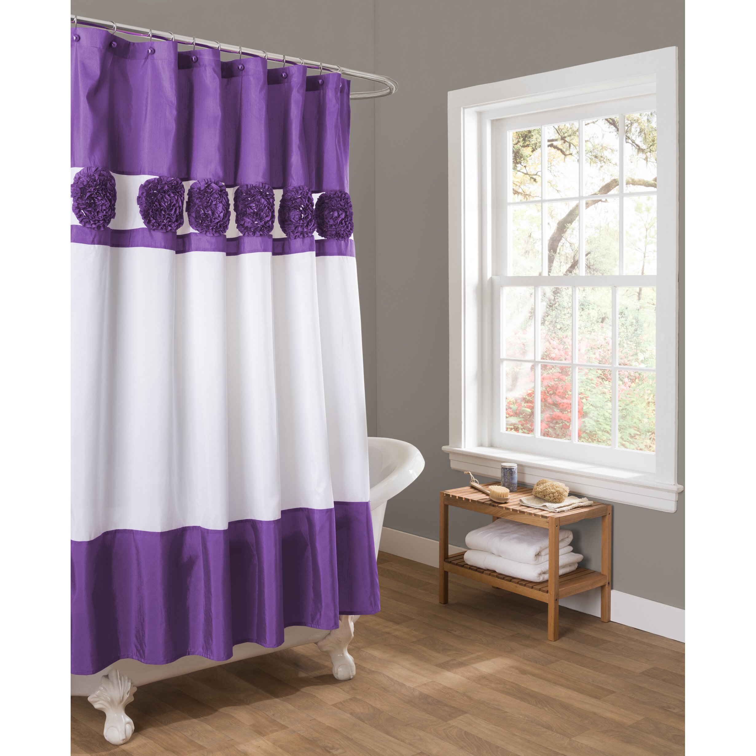 House of Hampton Ozara Shower Curtain & Reviews Wayfair