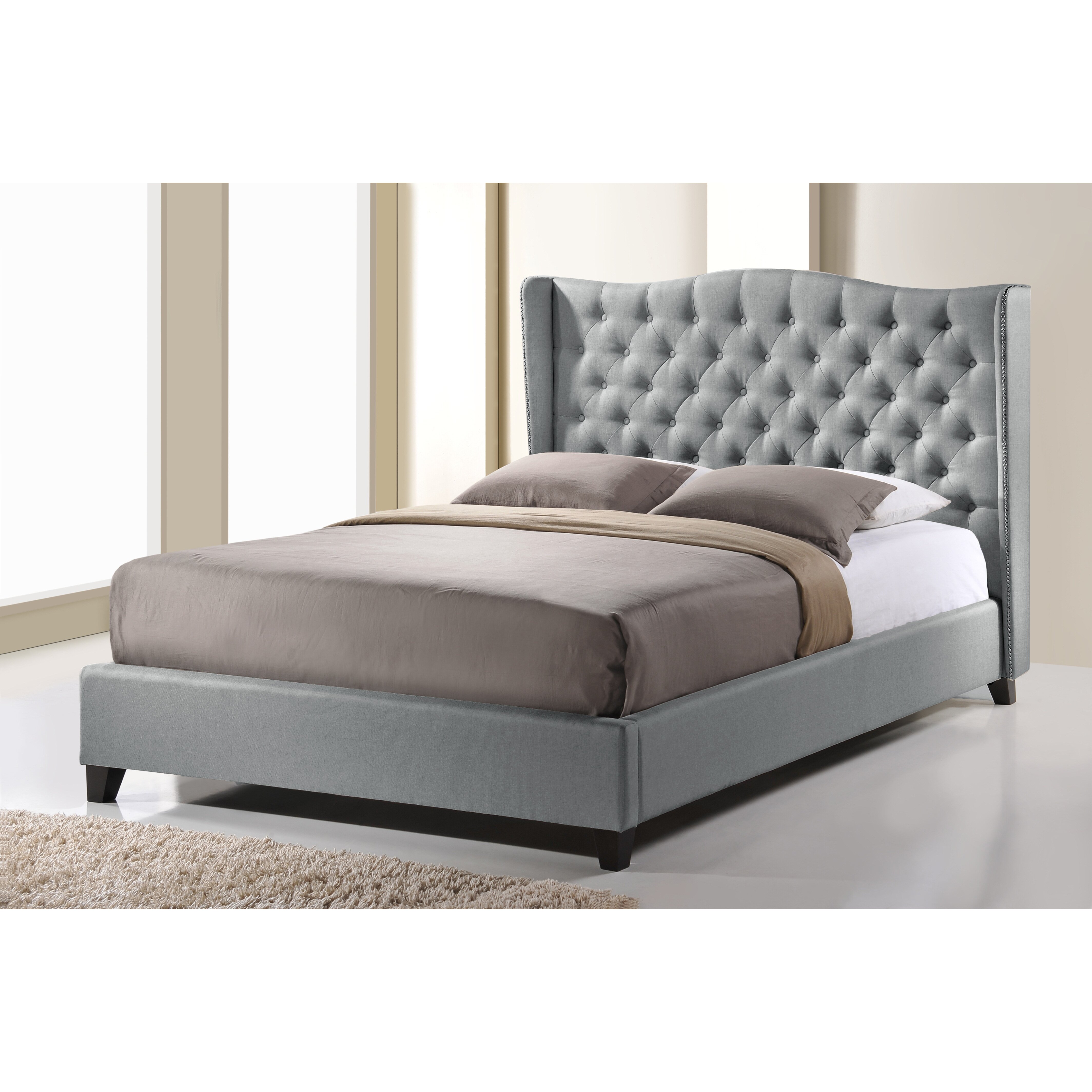 House Of Hampton Elsenborn Upholstered Platform Bed & Reviews 