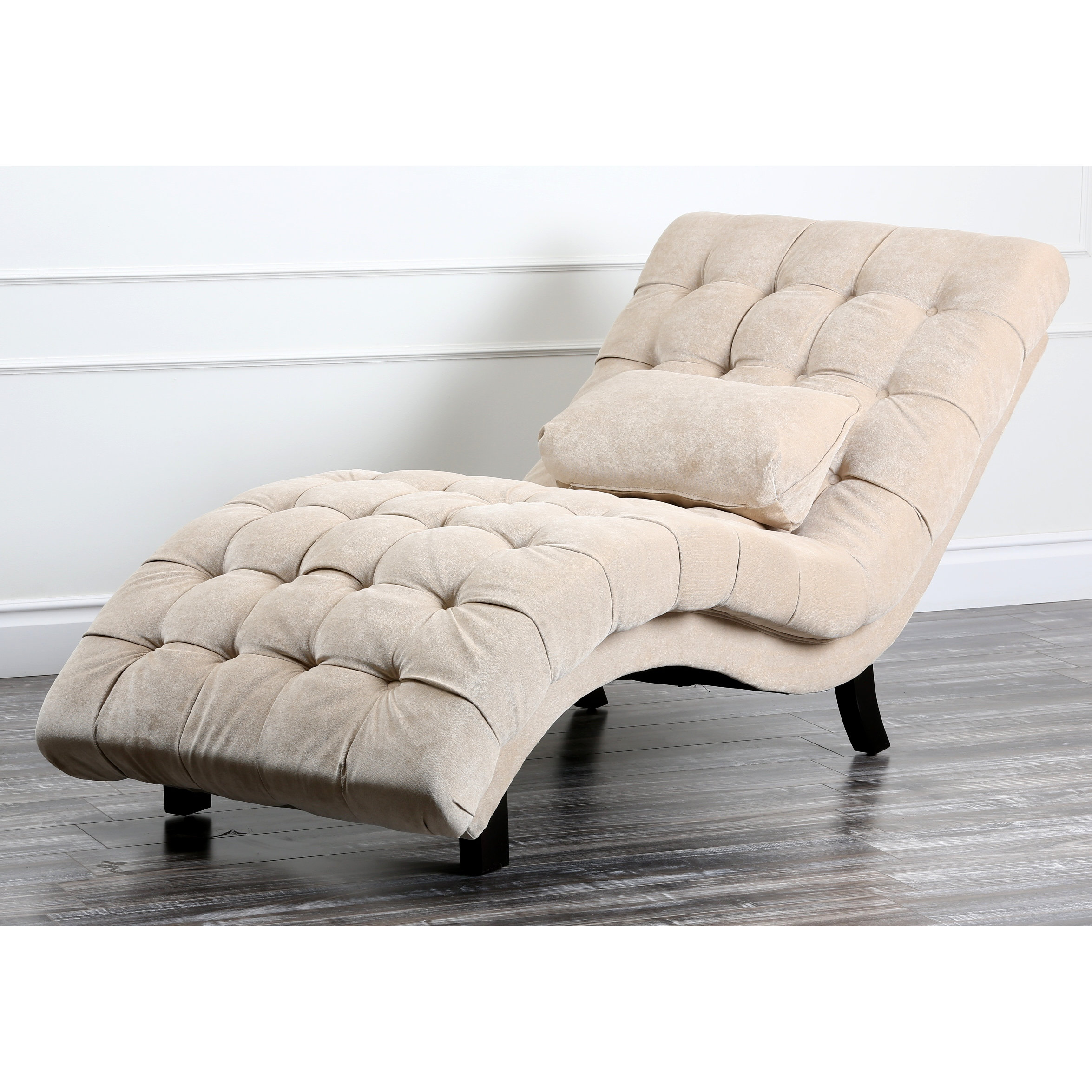 House of Hampton Lizard Fabric Chaise Lounge & Reviews ...