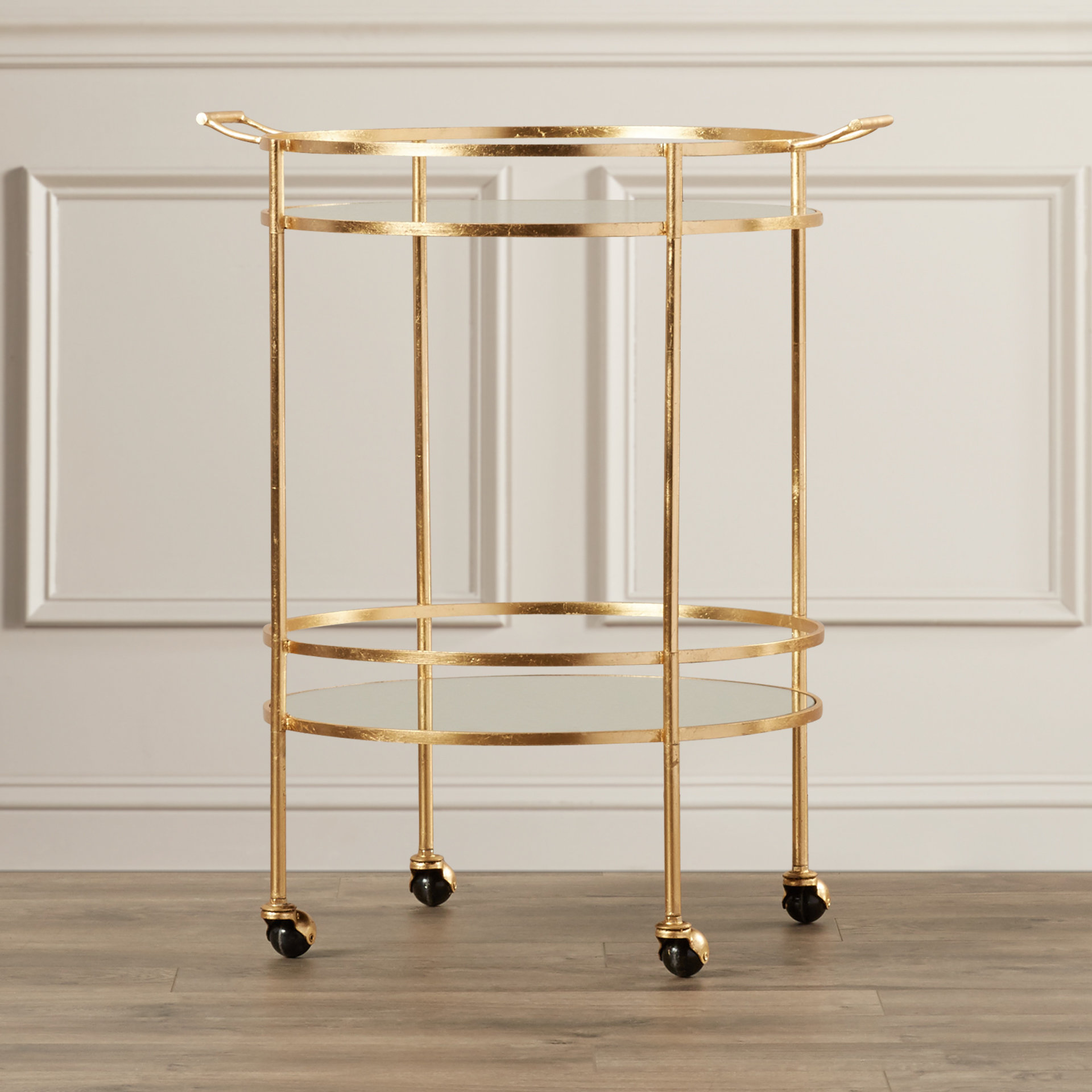 House of Hampton Lavinia Bar Serving Cart & Reviews Wayfair