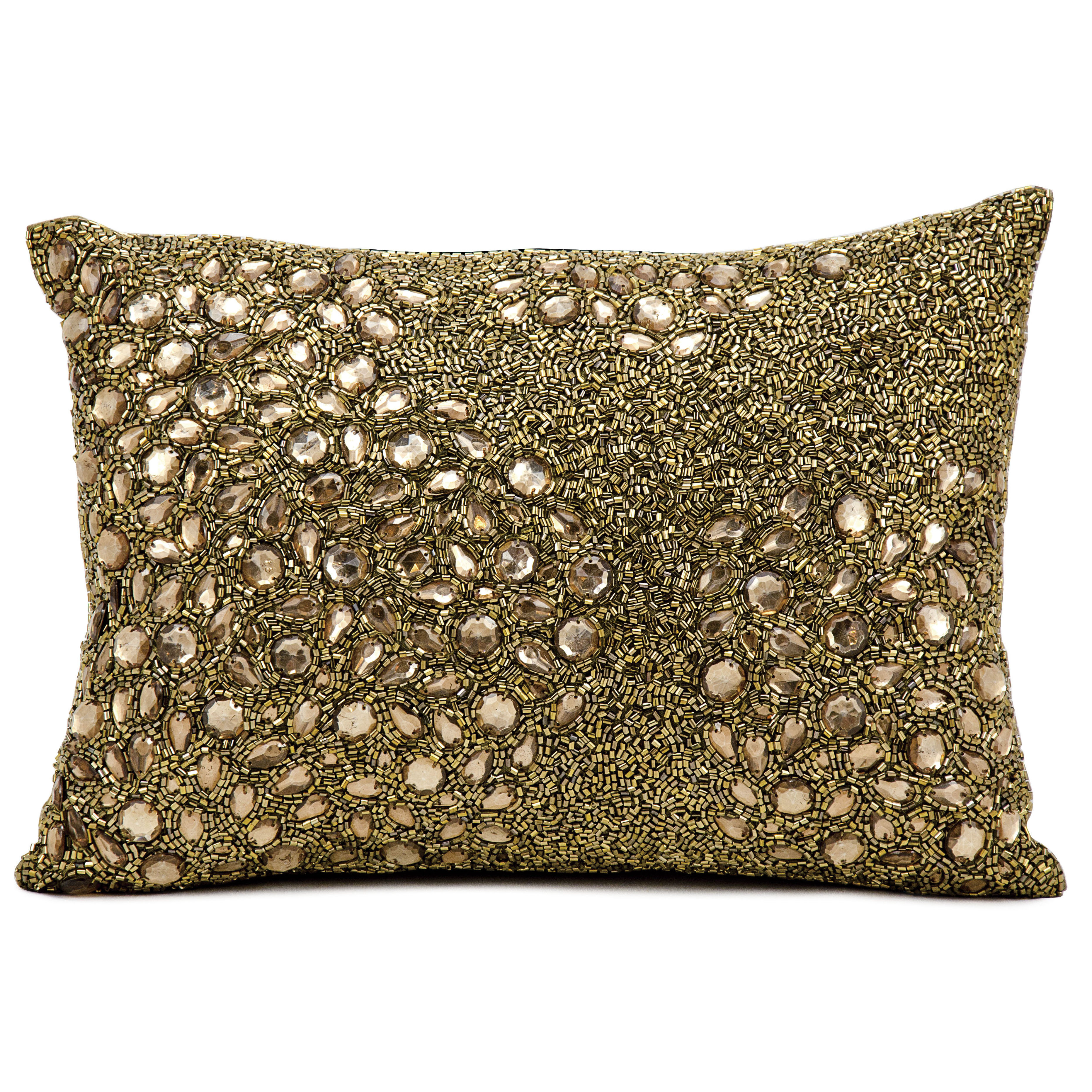 House of Hampton Hertzog Beaded All Over Throw Pillow & Reviews Wayfair