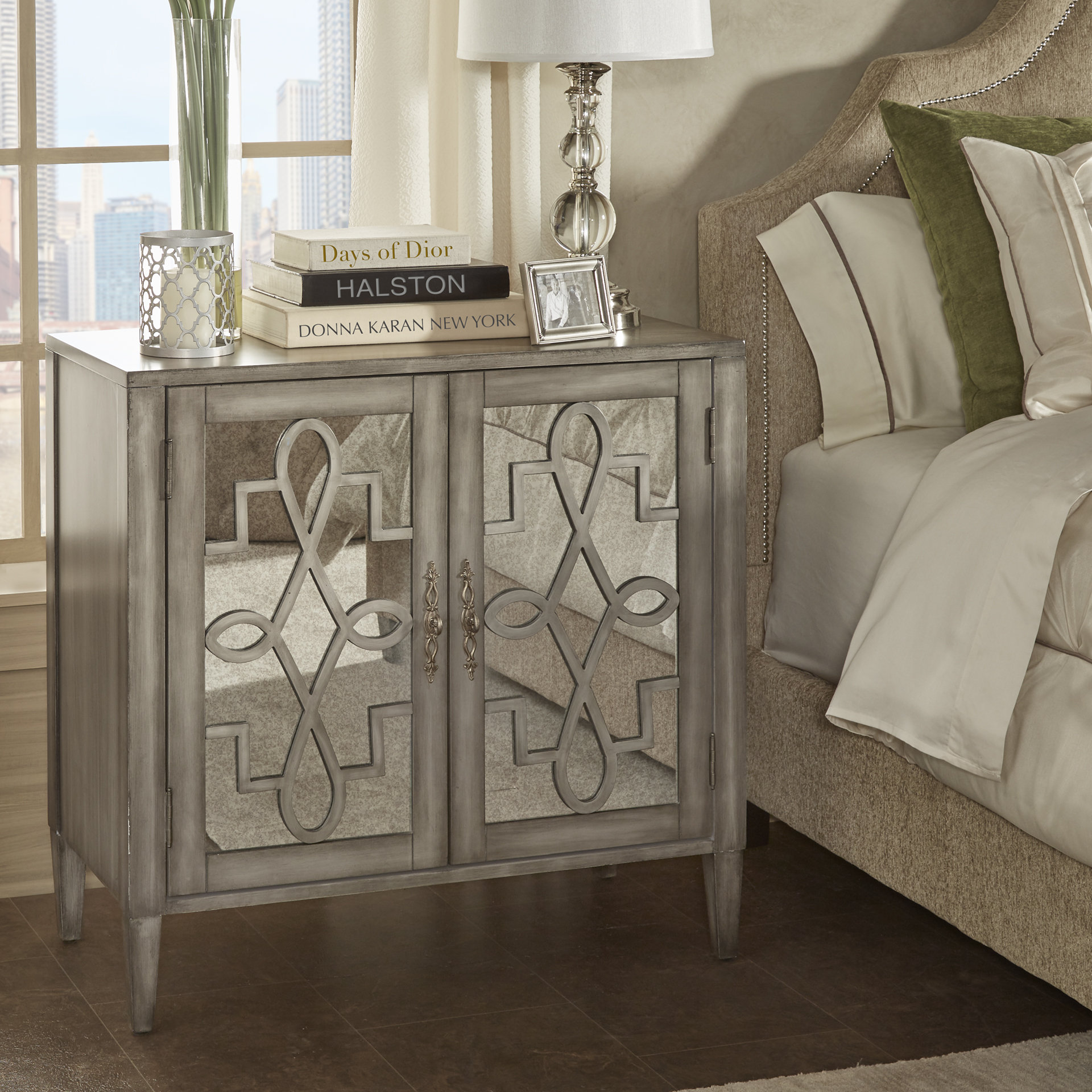 House of Hampton Wokingham 2 Door Mirrored & Reviews Wayfair