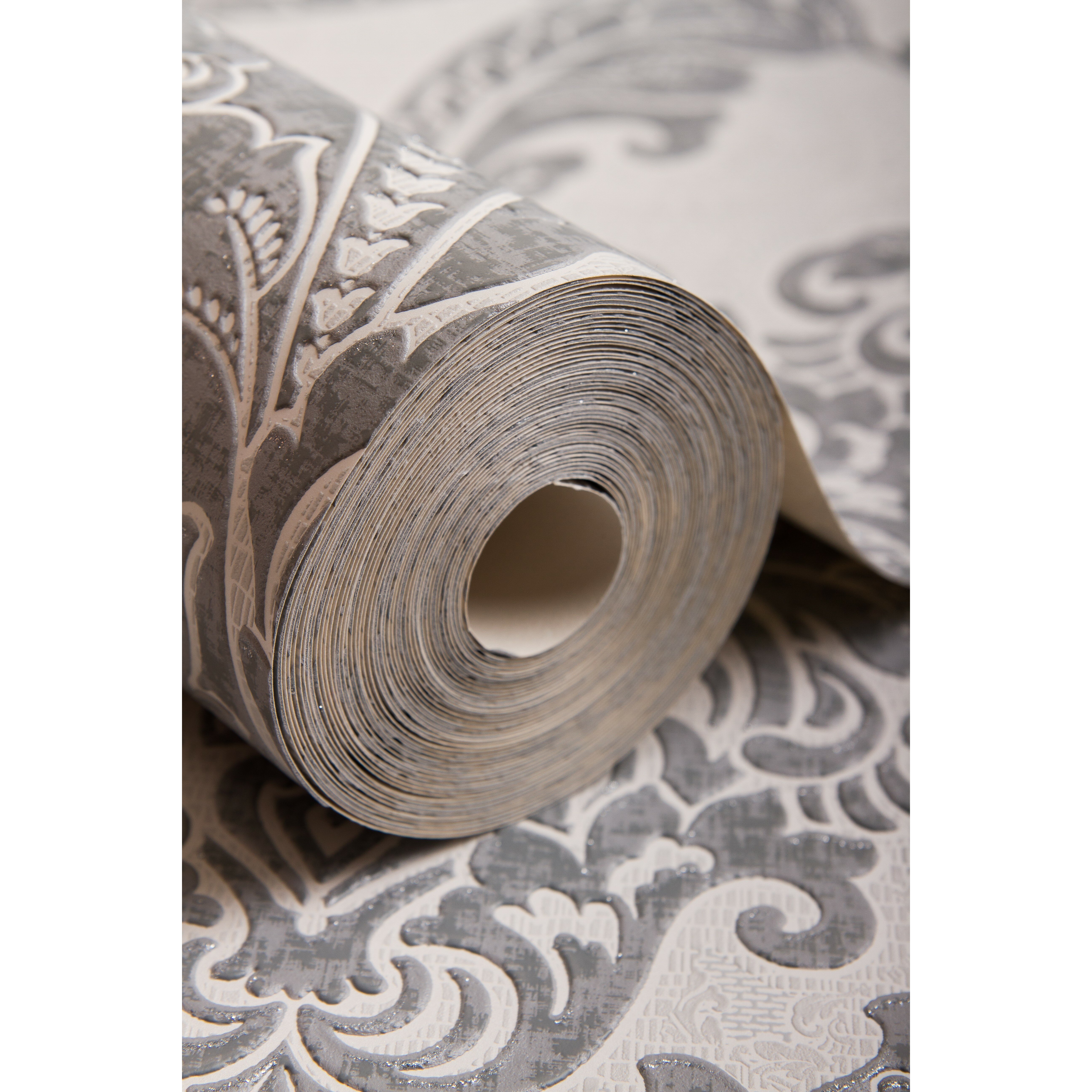 House of Hampton Douglas Regent 33’ x 20" Damask Wallpaper & Reviews