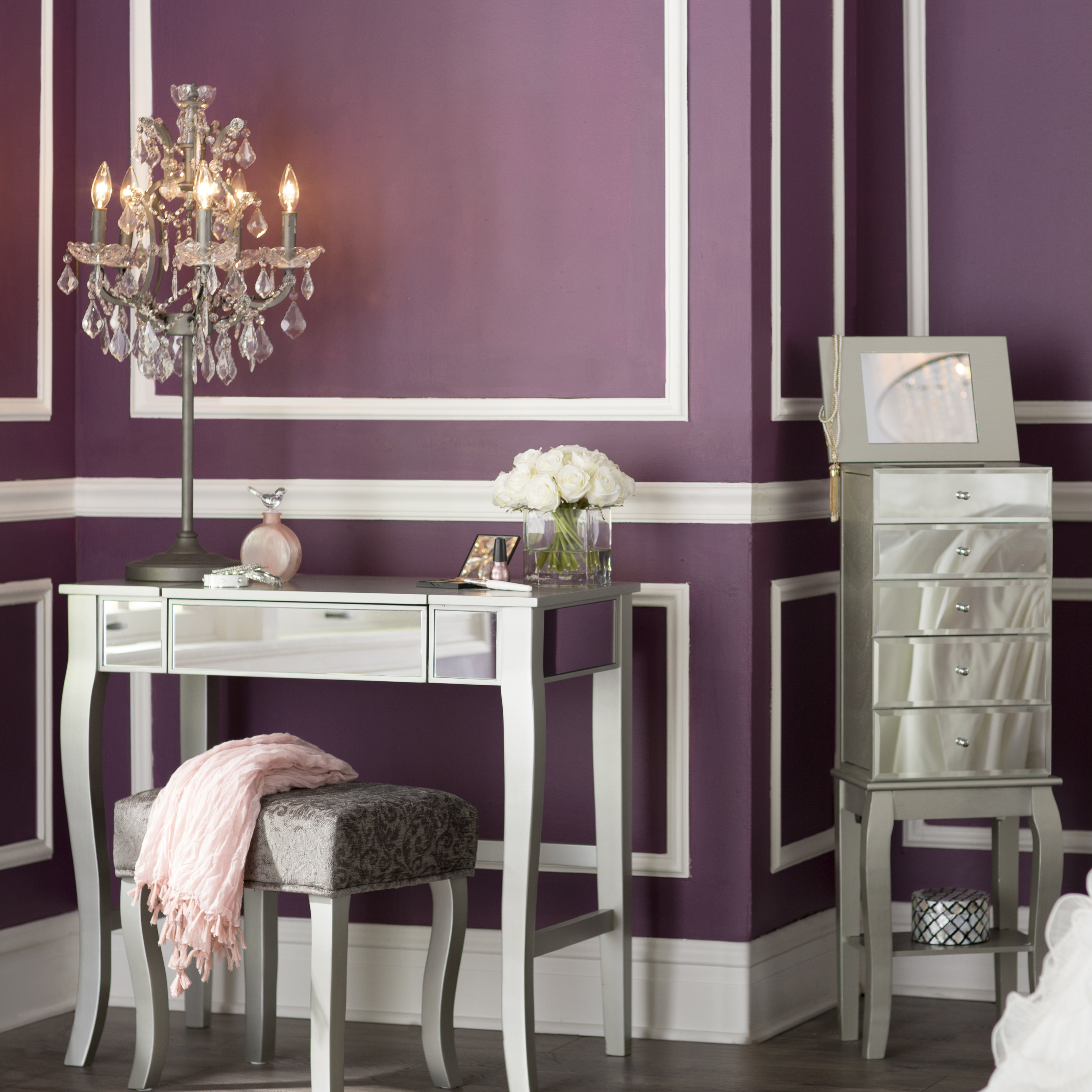 House of Hampton Donald Vanity Set with Mirror & Reviews Wayfair