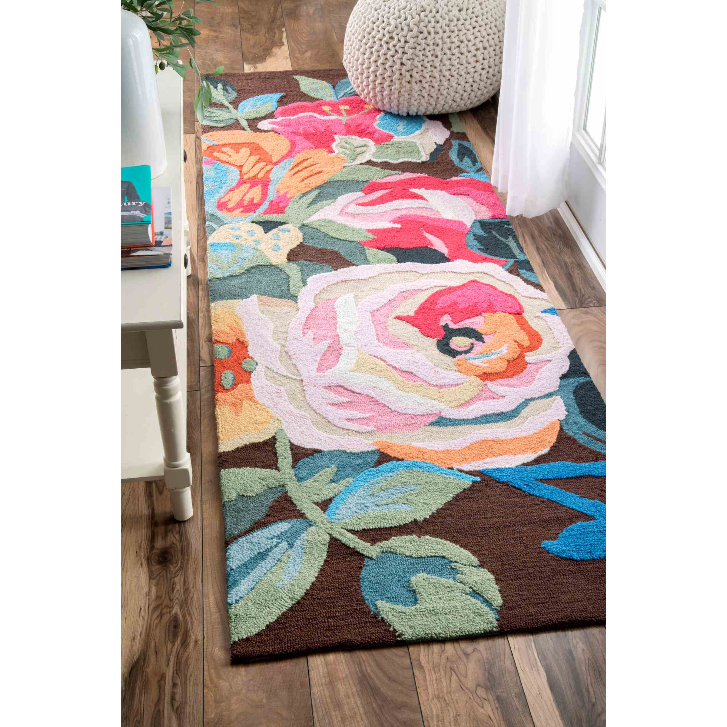 House of Hampton Esher Handmade Pink/Brown Area Rug & Reviews Wayfair