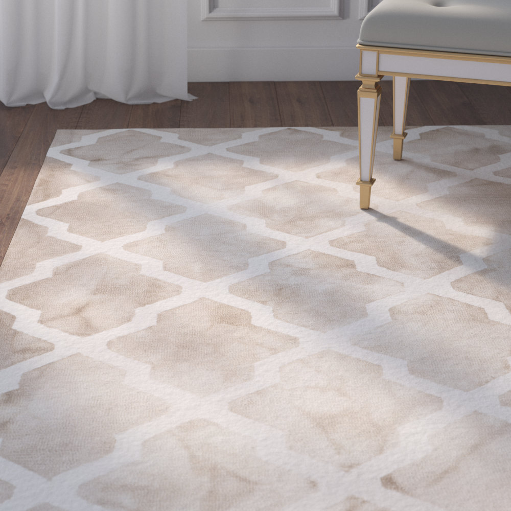 House of Hampton HandTufted Beige/Ivory Area Rug & Reviews Wayfair