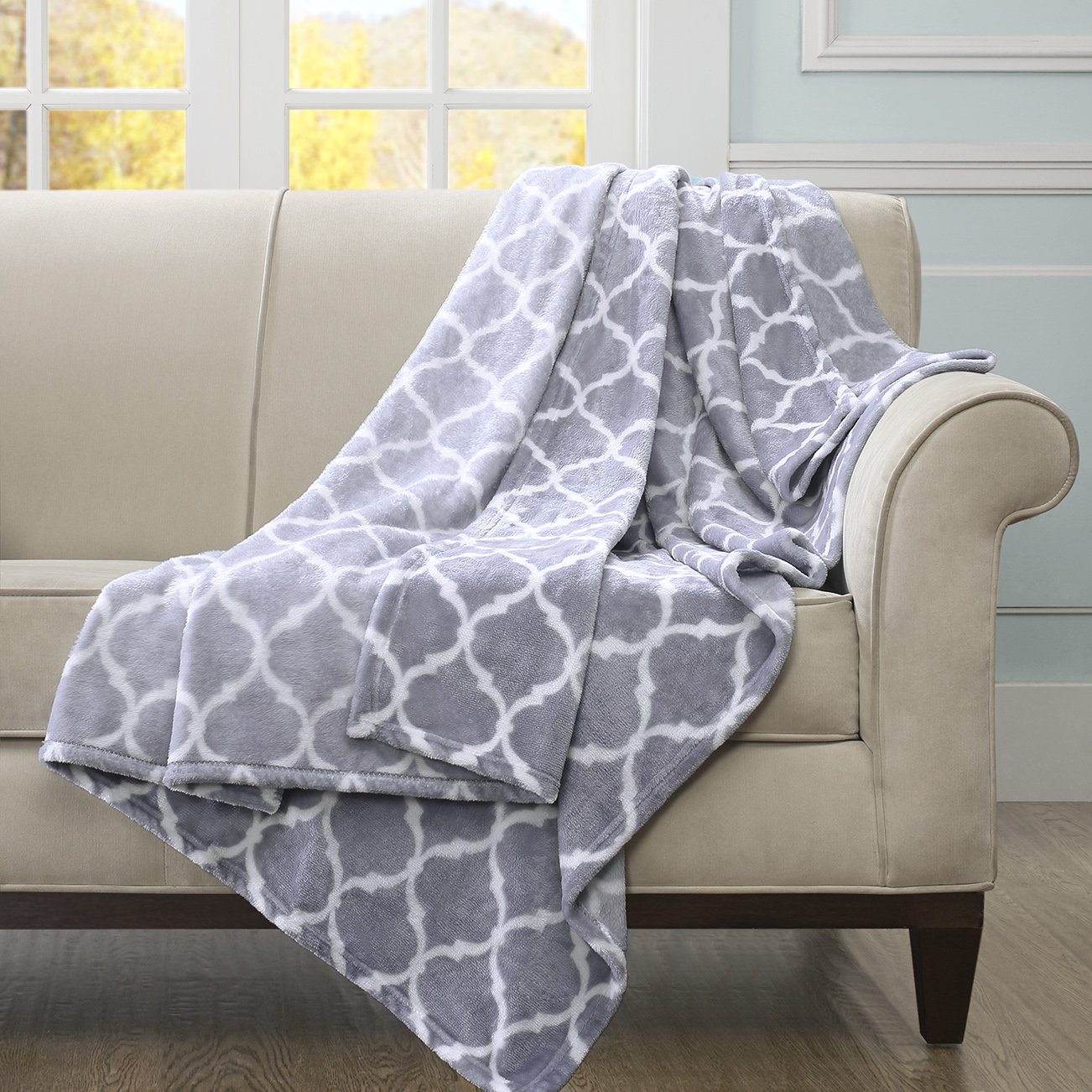 House of Hampton Rosalie Oversized Throw Blanket & Reviews Wayfair