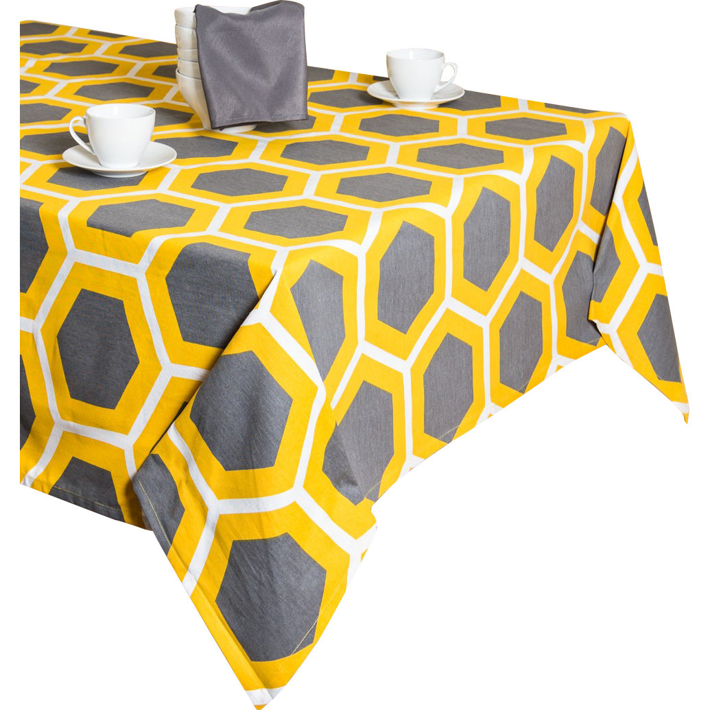 Linen Tablecloth Rectangular Cotton Tablecloth & Reviews