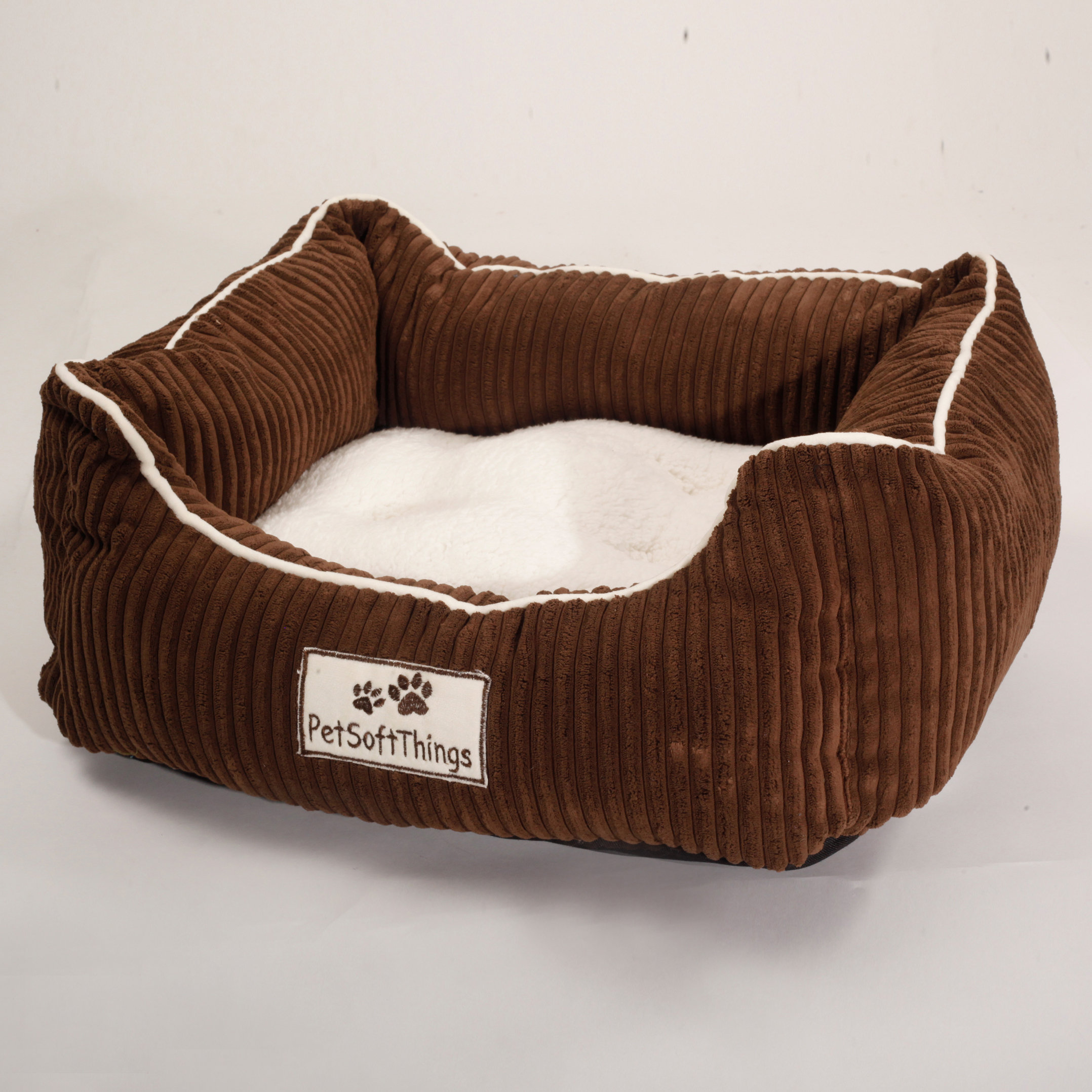 Pet Soft Things Corduroy Pet Bed with Removable Pillow & Reviews Wayfair