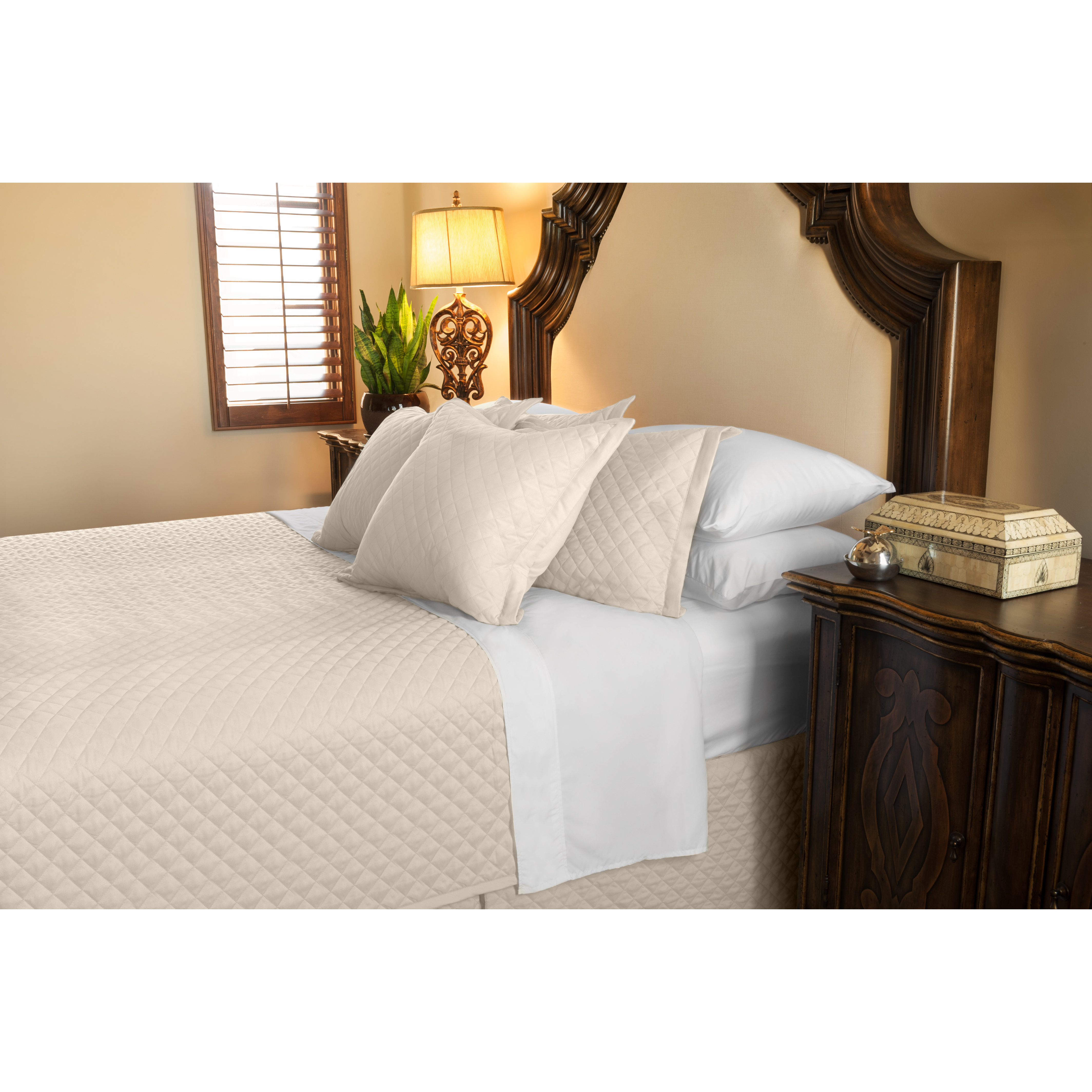 Jennifer Adams Home Eternal Diamond 120 GSM Microfiber Luxury Quilted