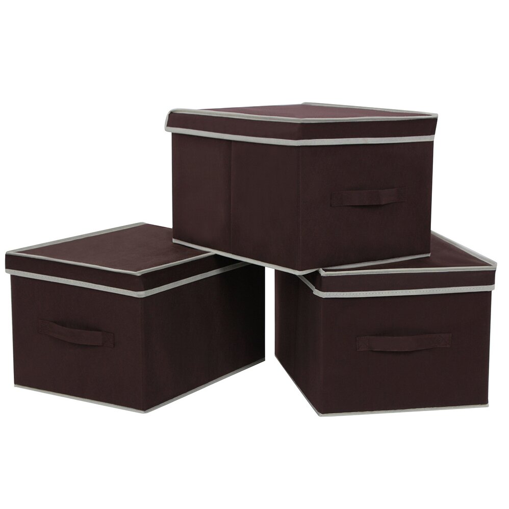 Songmics Foldable Storage Box with Lid & Reviews | Wayfair