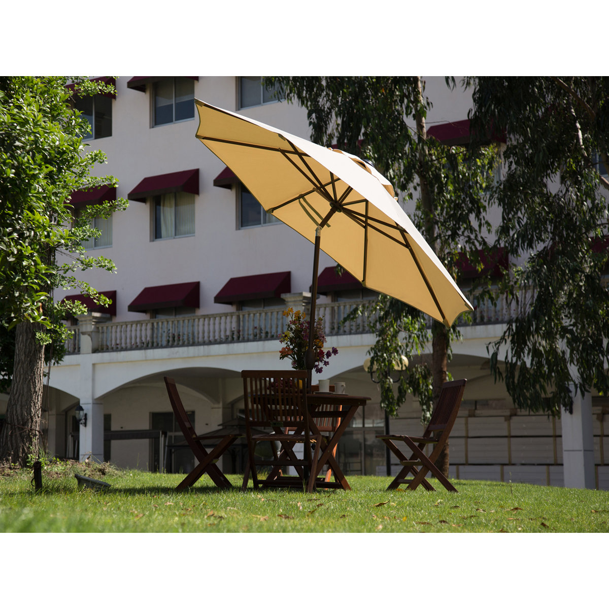 Abba Patio 9 Market Umbrella Reviews Wayfair Bellezza 169 9 Ft Outdoor Patio Garden Umbrella Aluminum