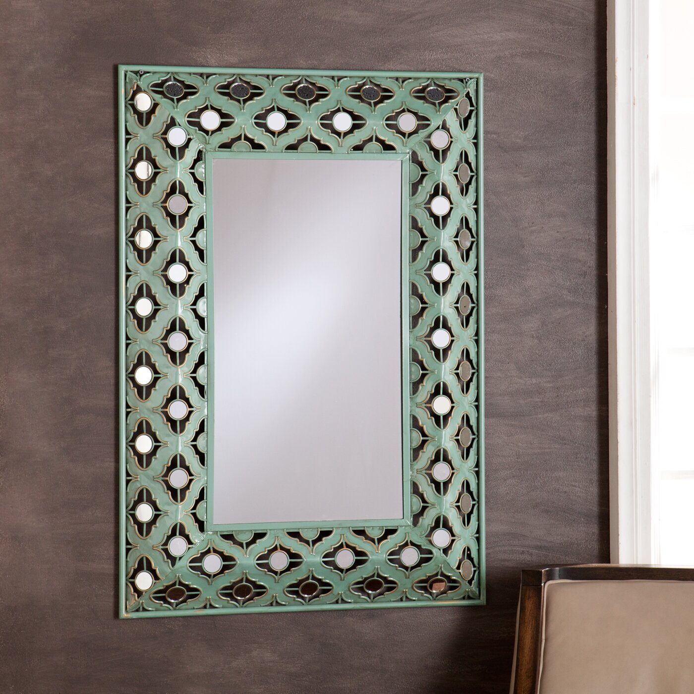 Bungalow Rose Decorative Mirror Reviews Wayfair   Stacie%2BDecorative%2BMirror 