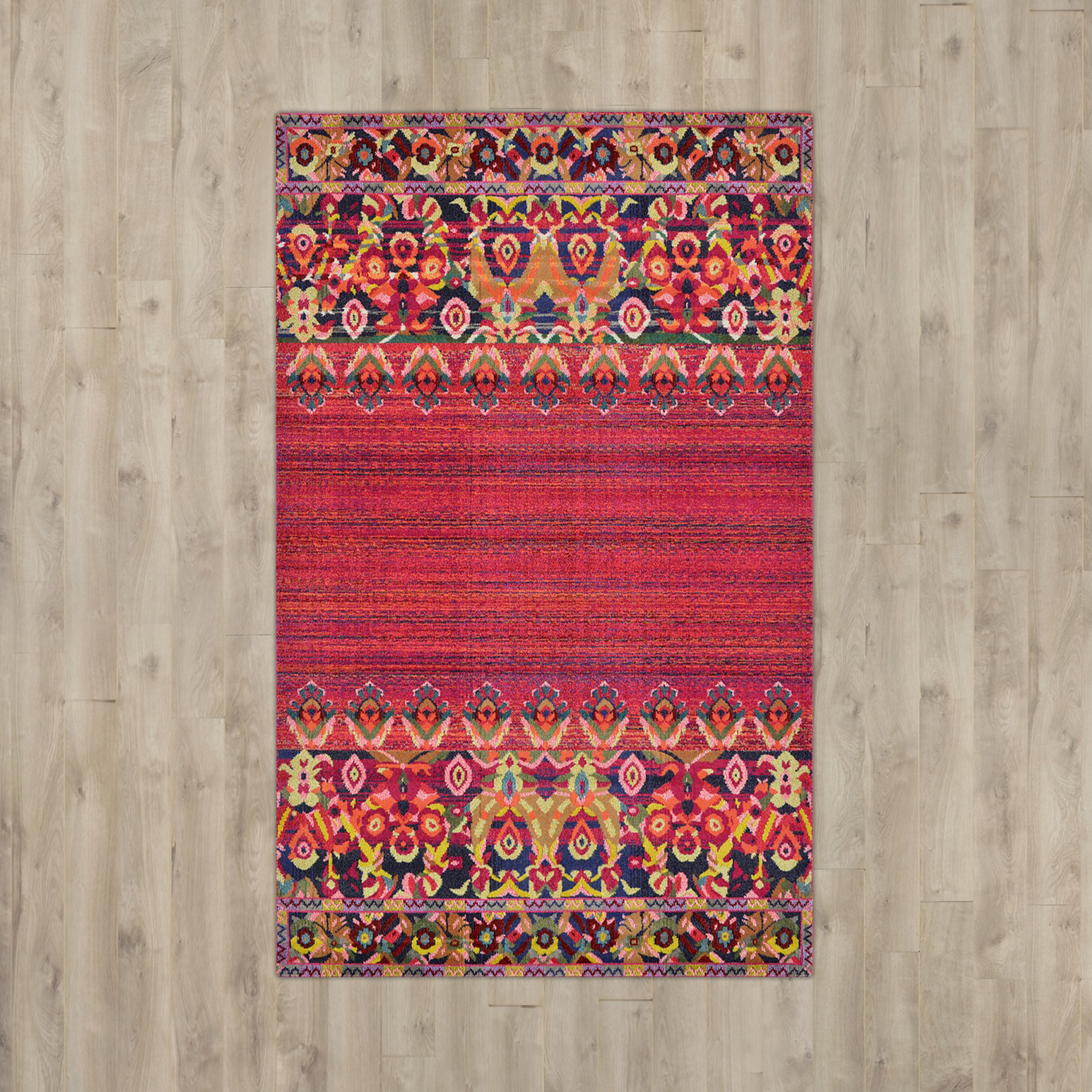 Bungalow Rose Rialto Red Area Rug & Reviews Wayfair