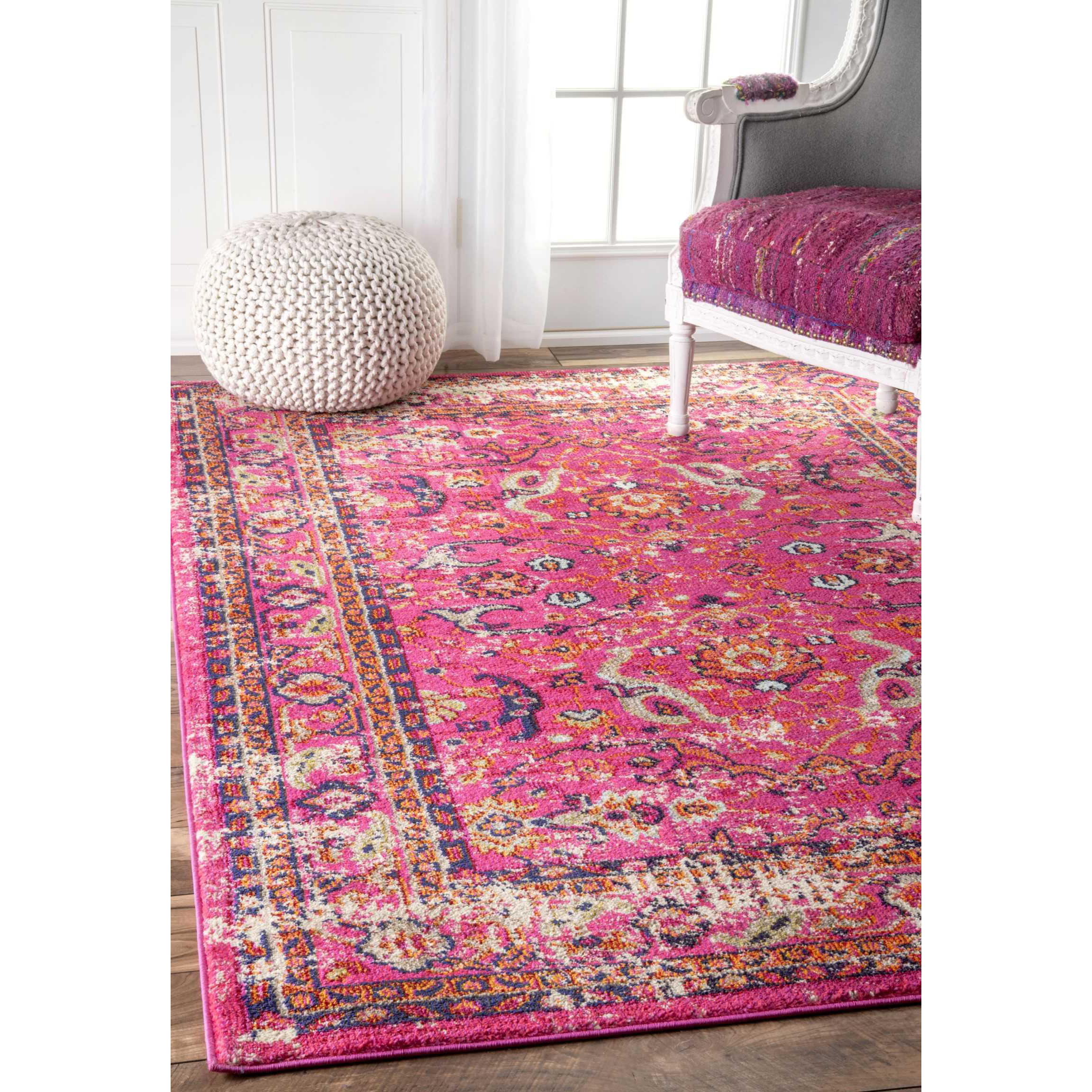 Bungalow Rose Hyer Pink Area Rug & Reviews Wayfair