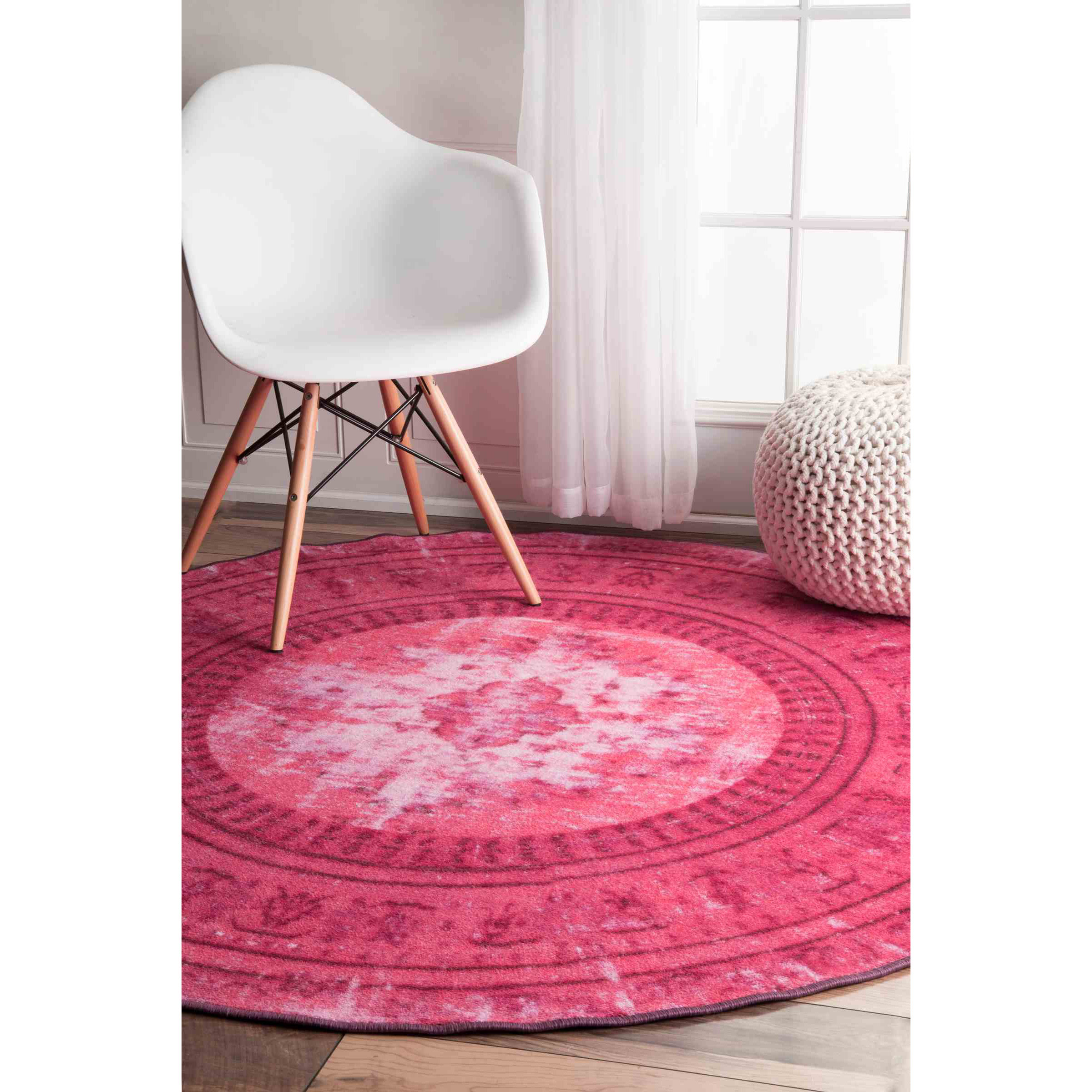 Bungalow Rose Hawkesbury Pink Floral Area Rug & Reviews Wayfair