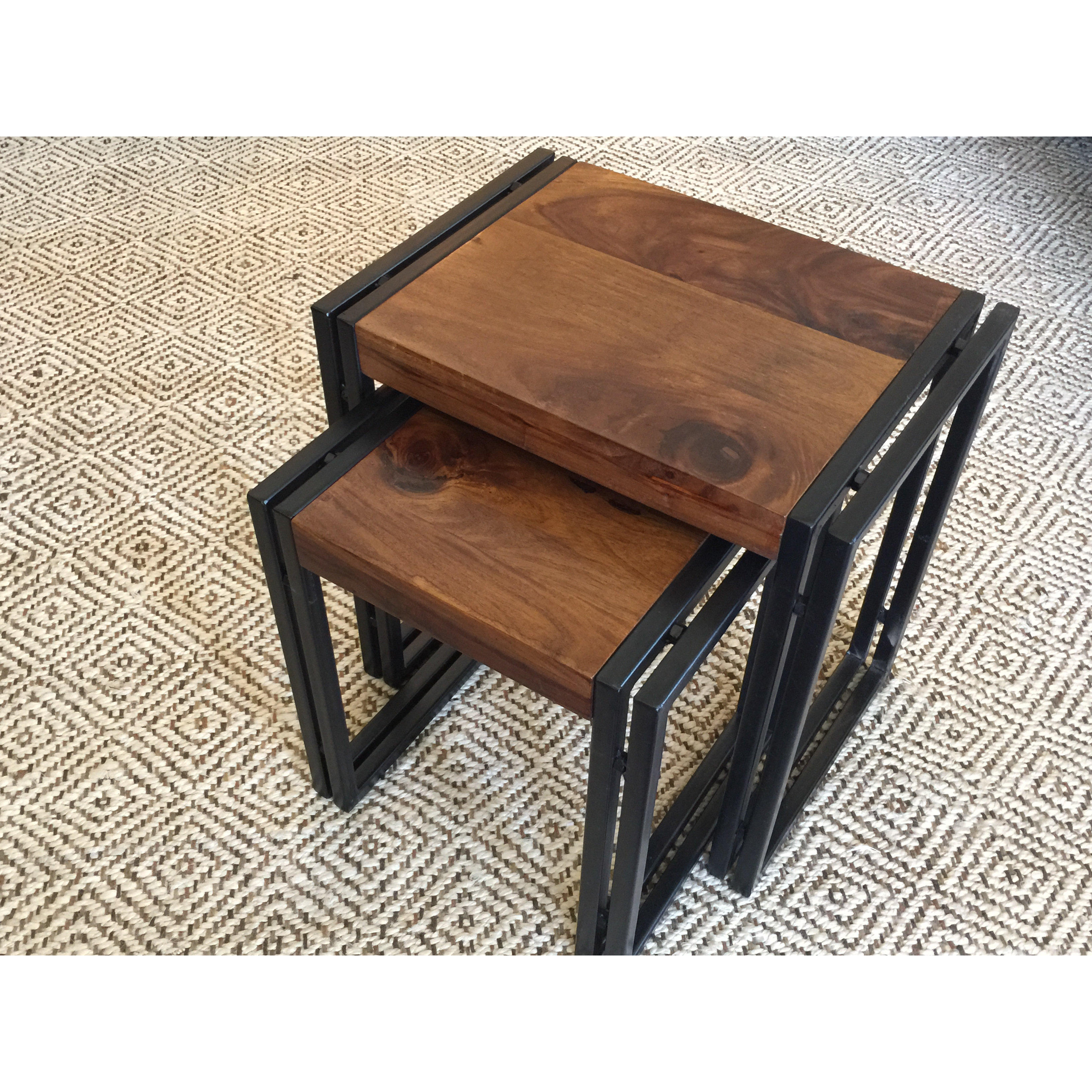 Bungalow Rose Zara 2 Piece Nesting Tables & Reviews Wayfair