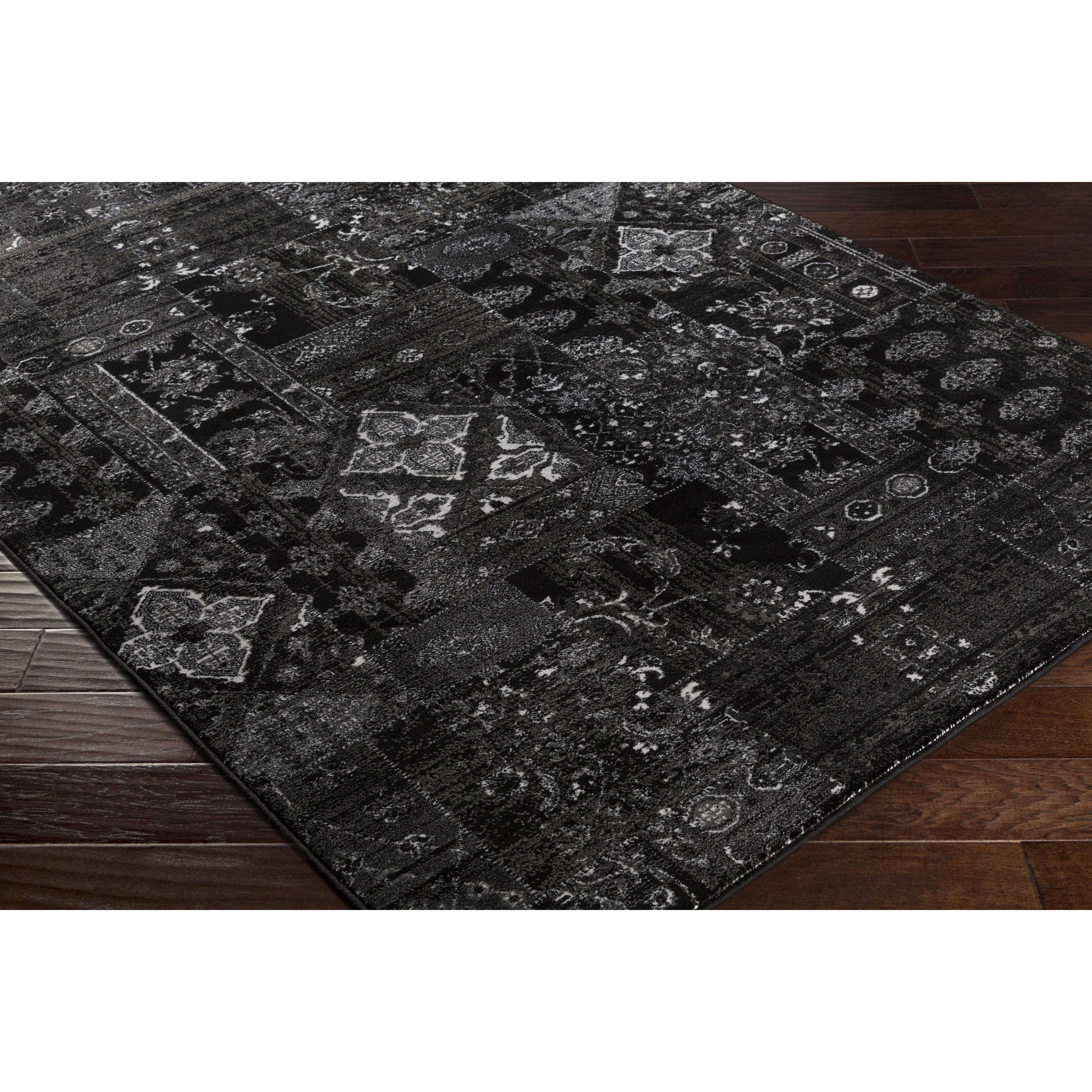 Bungalow Rose Ulibarri Black/Brown Area Rug Wayfair