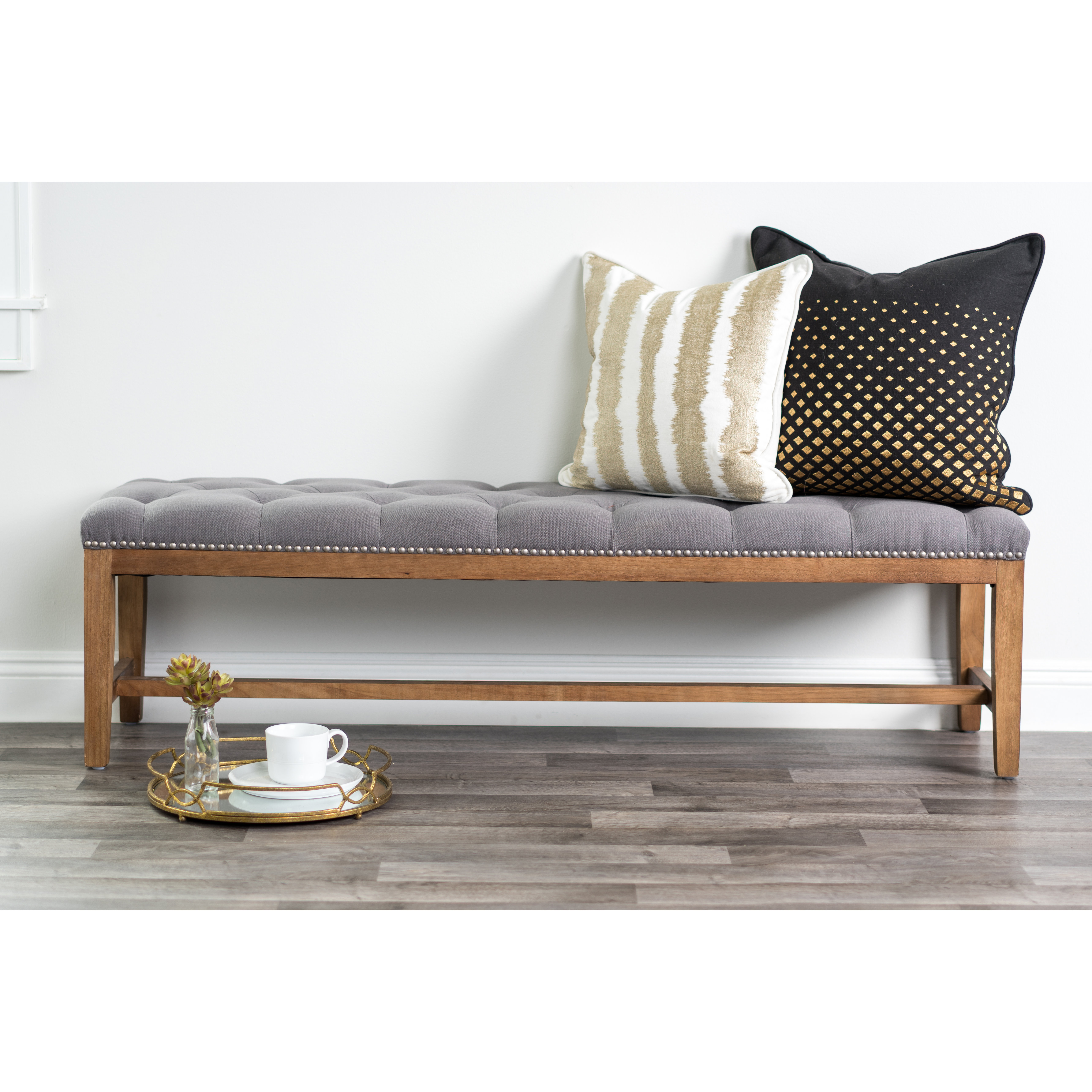 Stylish Upholstered Benches For Entryways