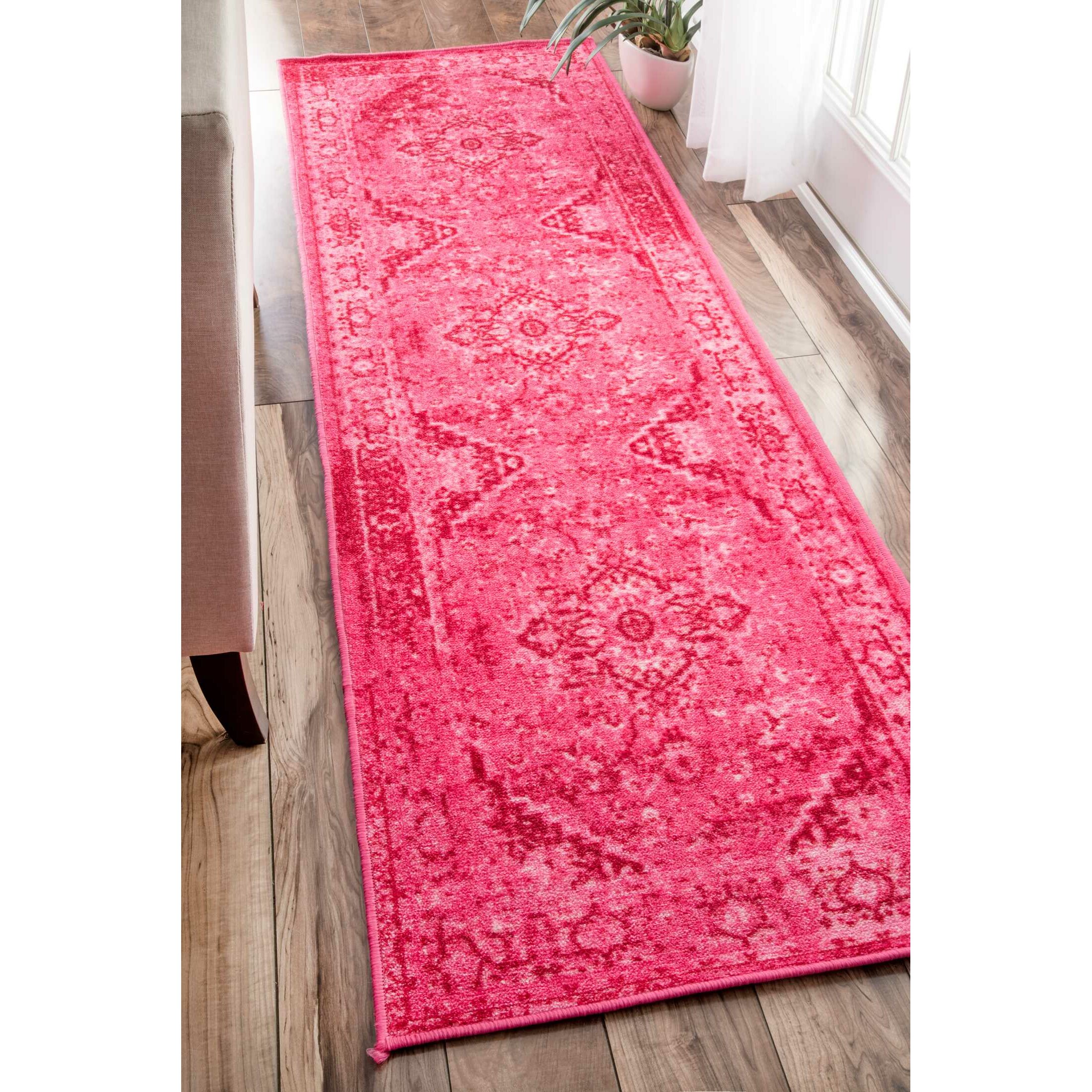 Bungalow Rose Kapadia Pink Area Rug & Reviews Wayfair