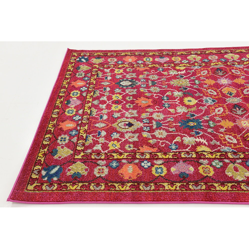 Bungalow Rose Roshan Pink Area Rug & Reviews Wayfair