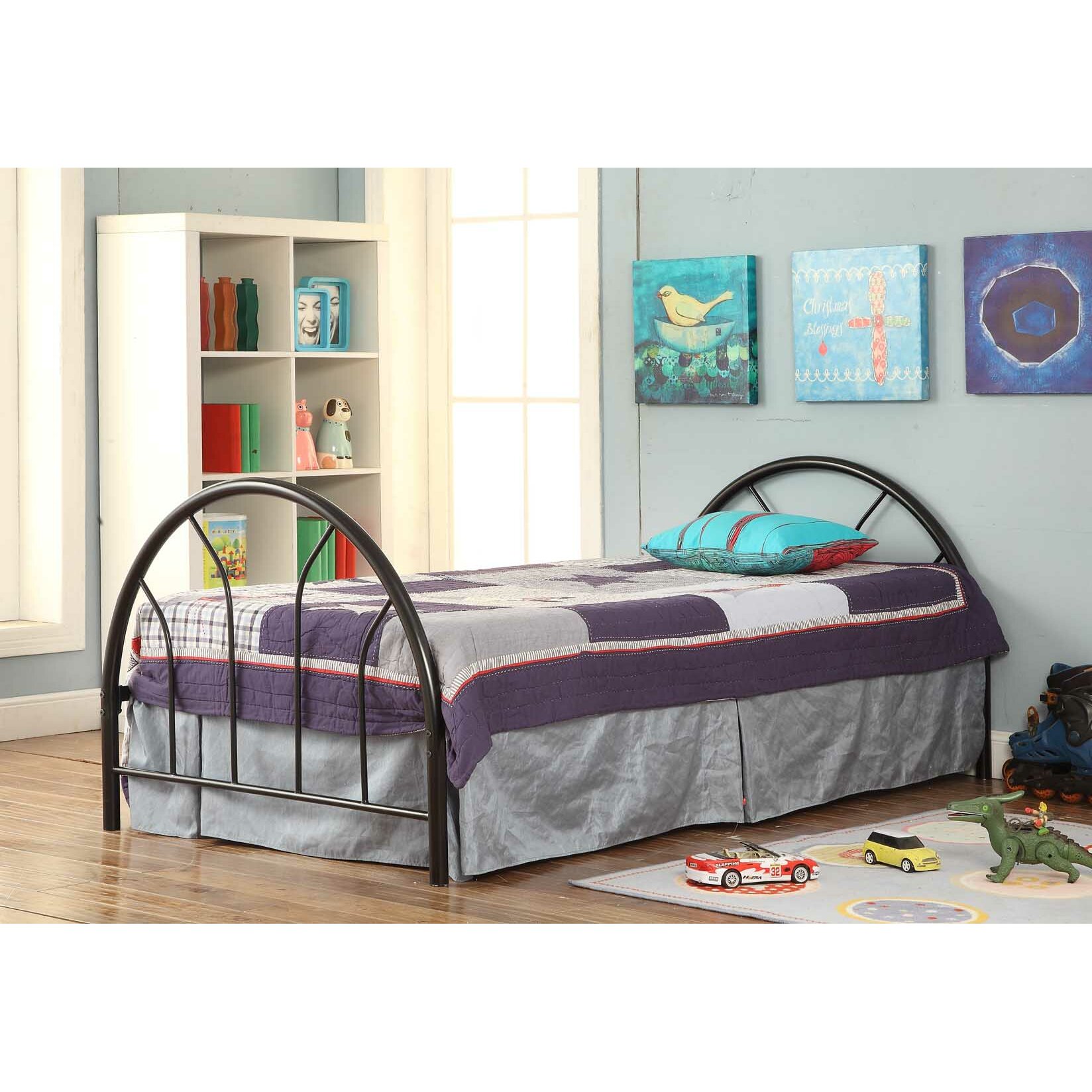 Viv + Rae Makayla Twin Wrought Iron Bed & Reviews | Wayfair