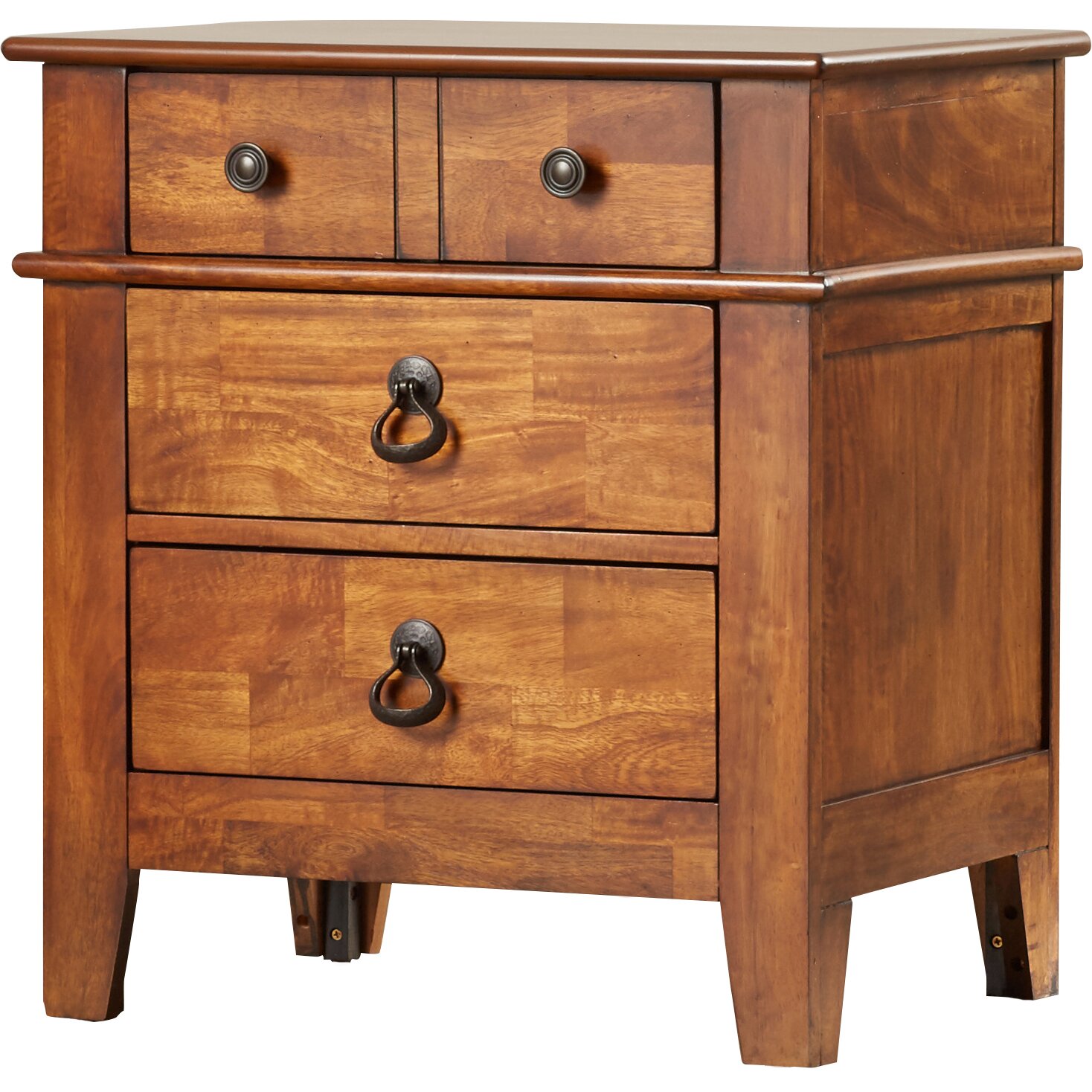 Viv + Rae Reginald 3 Drawer Nightstand &amp; Reviews Wayfair.ca