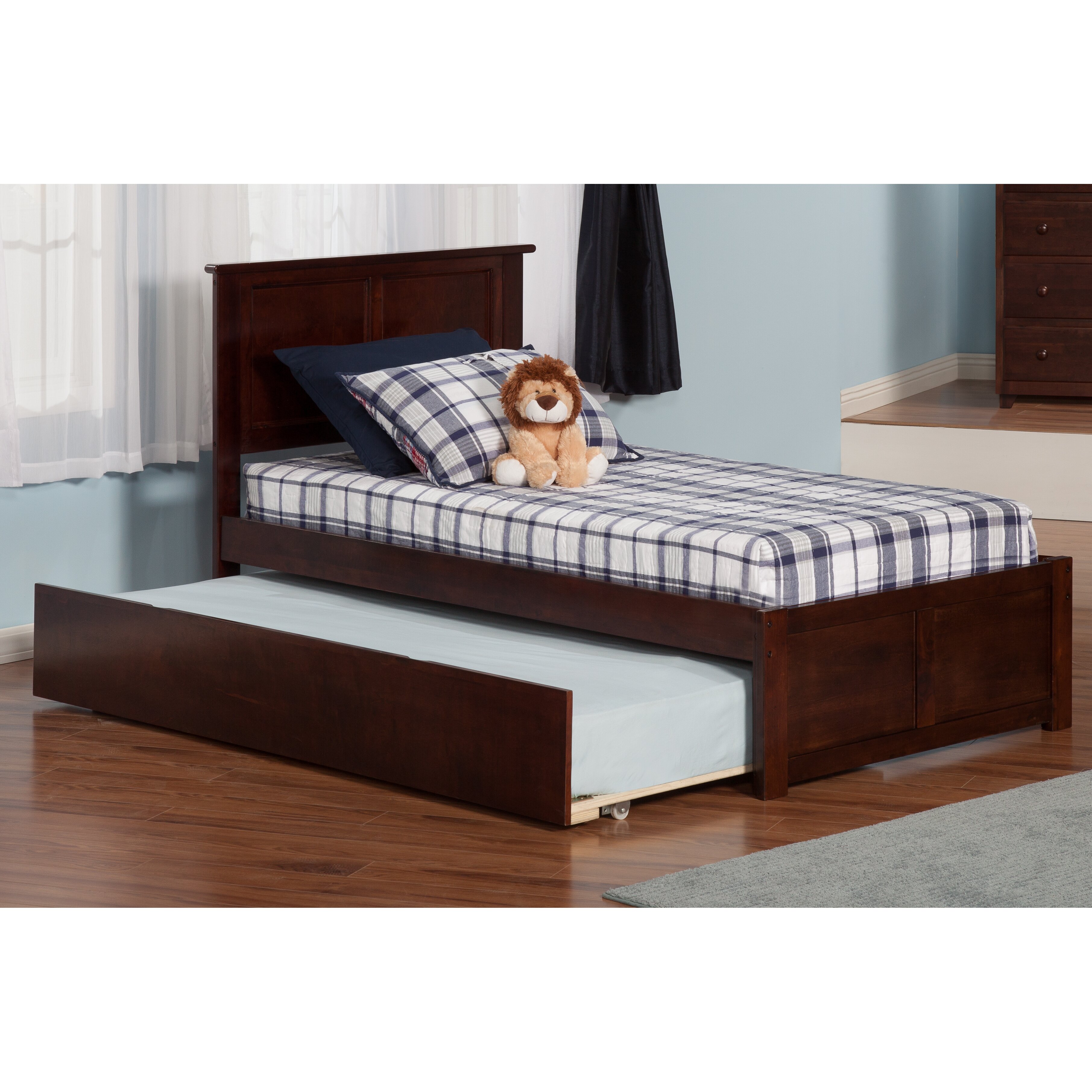 Viv + Rae Greyson Panel Bed with Trundle & Reviews | Wayfair