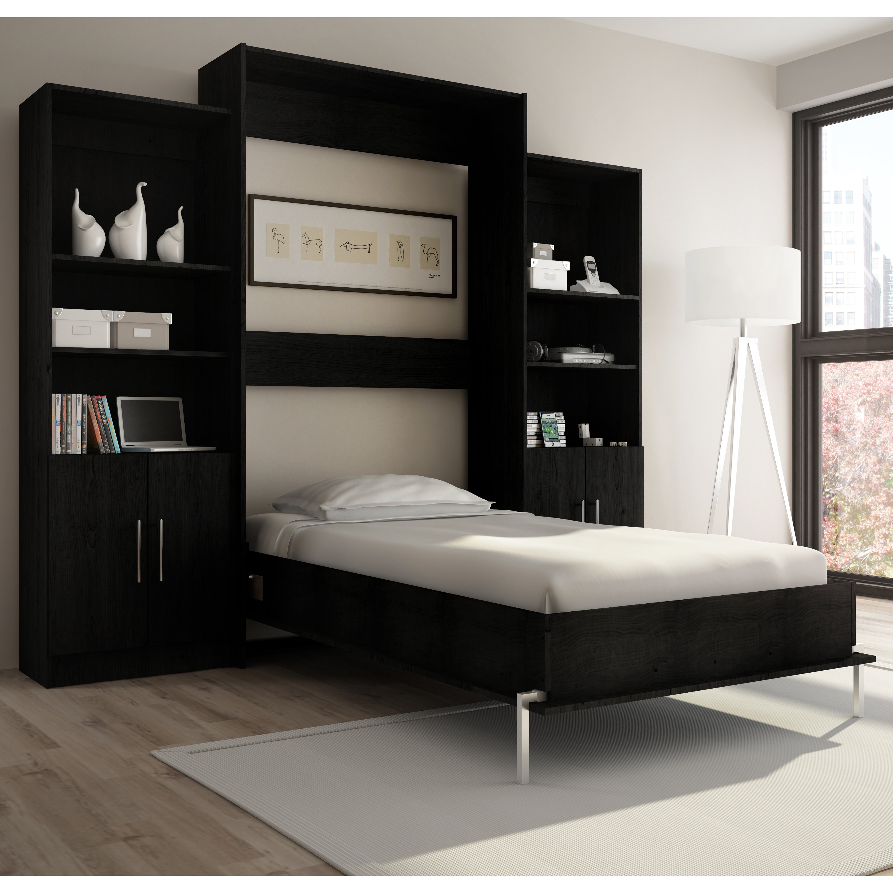 Viv + Rae Jasamine Twin Murphy Bed & Reviews Wayfair