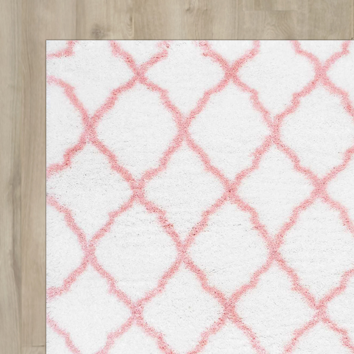 Viv + Rae Leo Baby Pink Area Rug & Reviews Wayfair