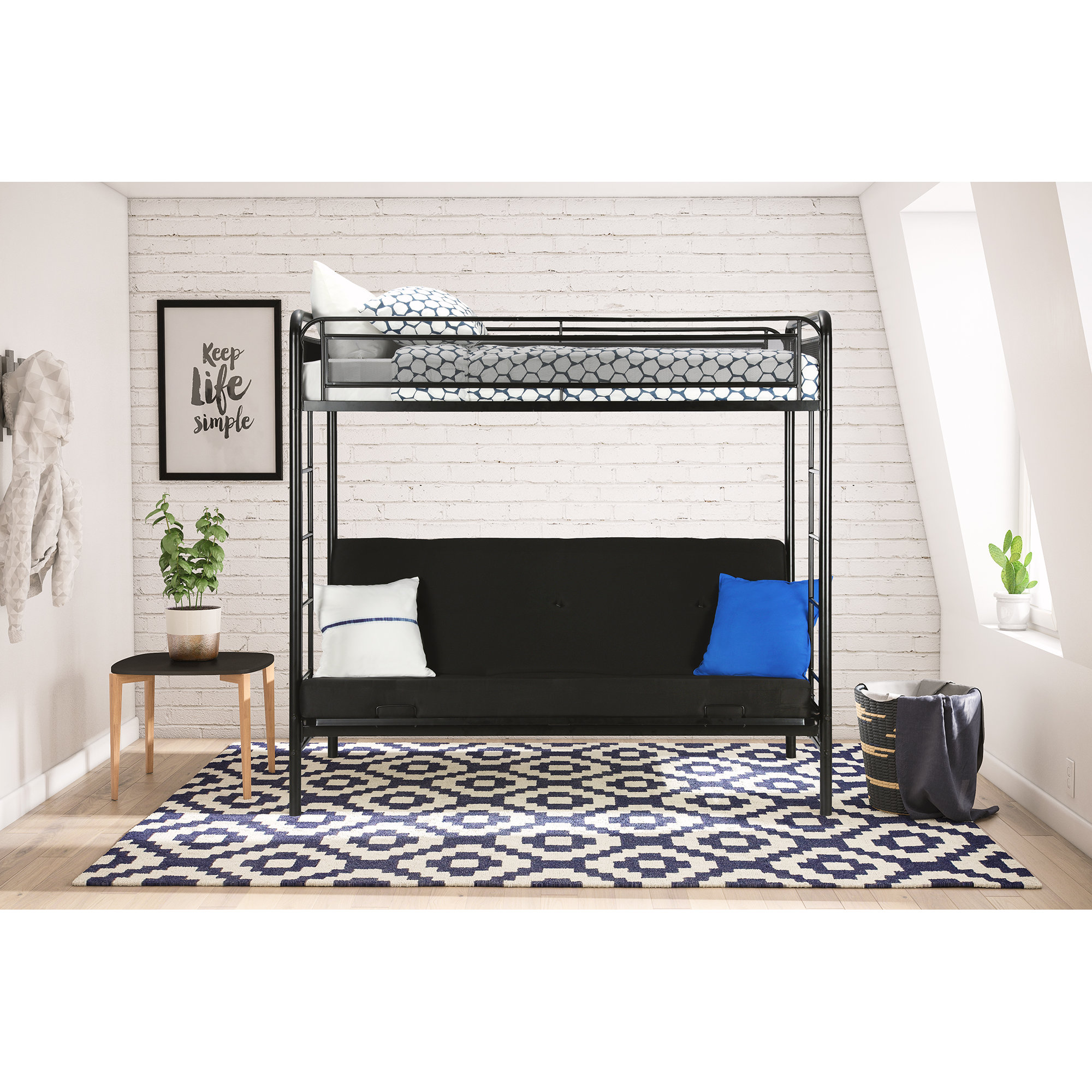 Viv + Rae Julian Twin Futon Bunk Bed  Reviews  Wayfair