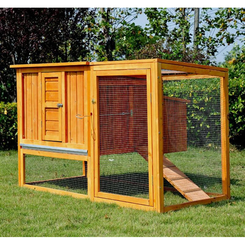 Pawhut Chicken Coop/Hen House with Nesting Box and Outdoor ...