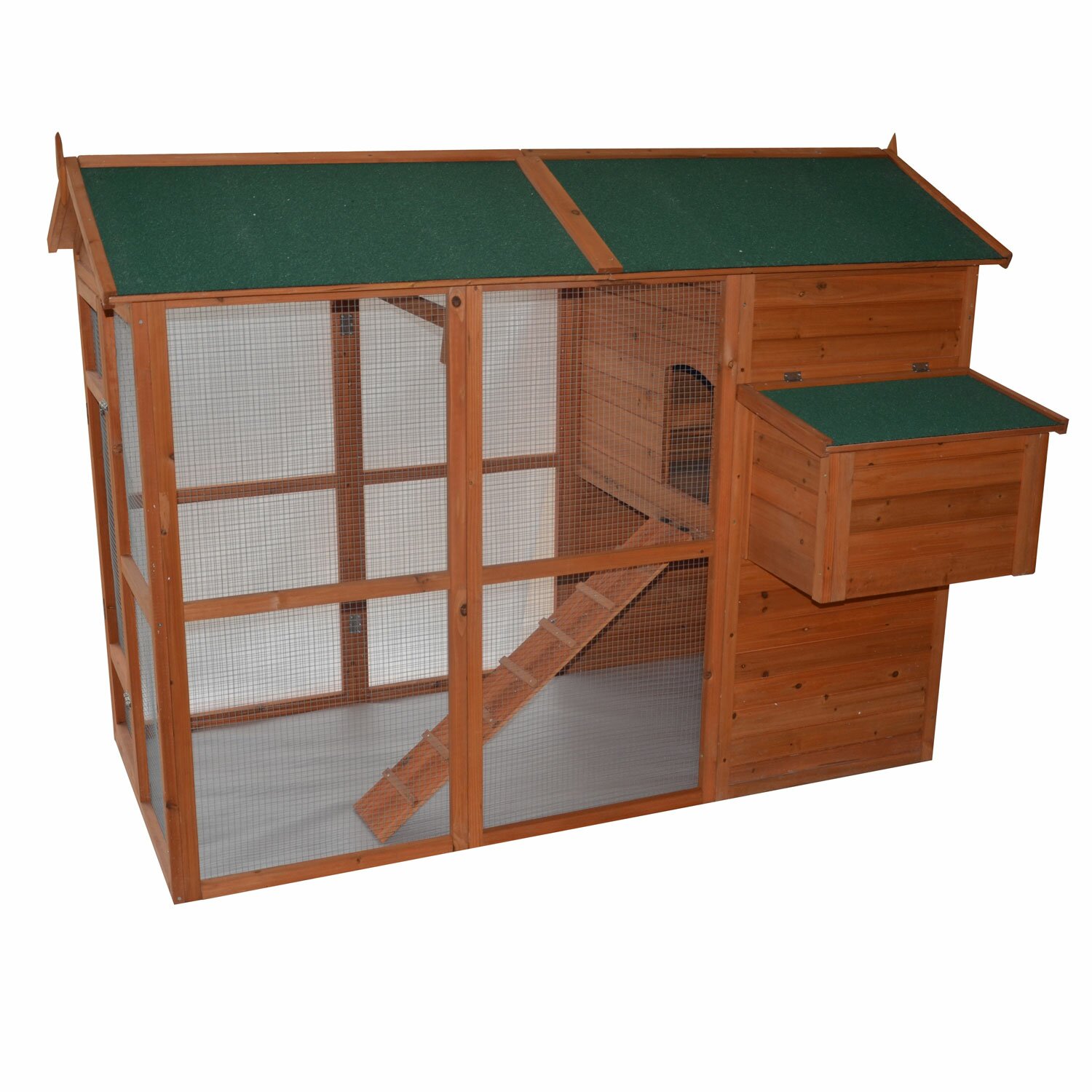 Pawhut Deluxe Large Backyard Chicken Coop/Hen House with 