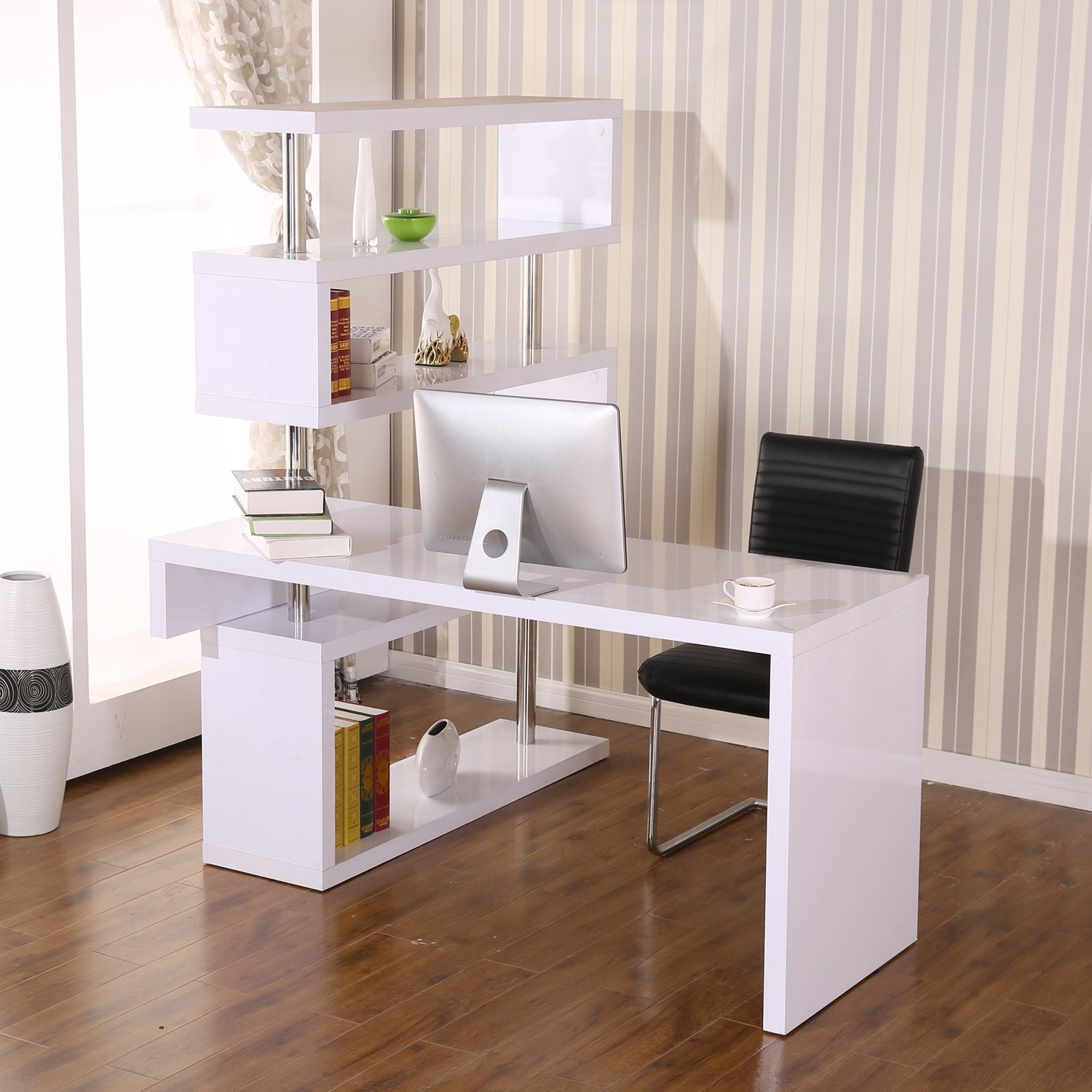 Foldable Rotating Corner Desk & Reviews Wayfair