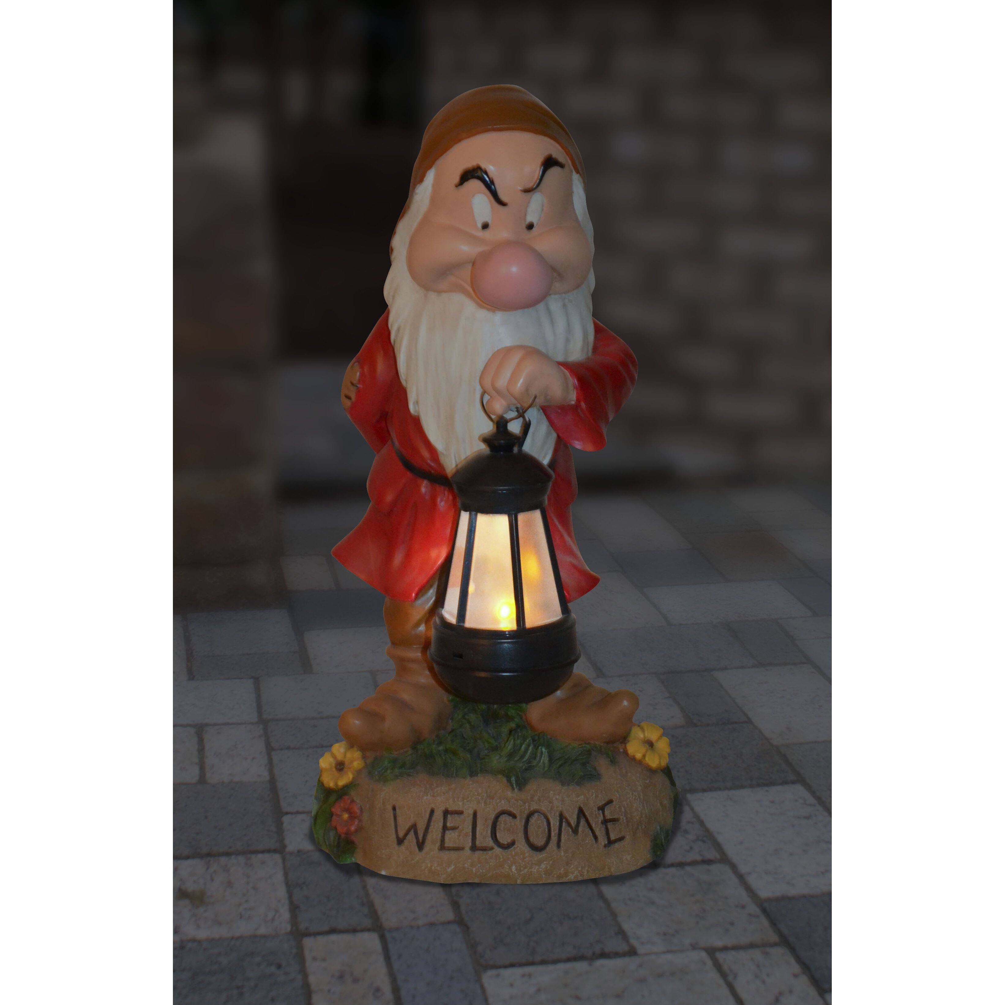 disney grumpy go away statue