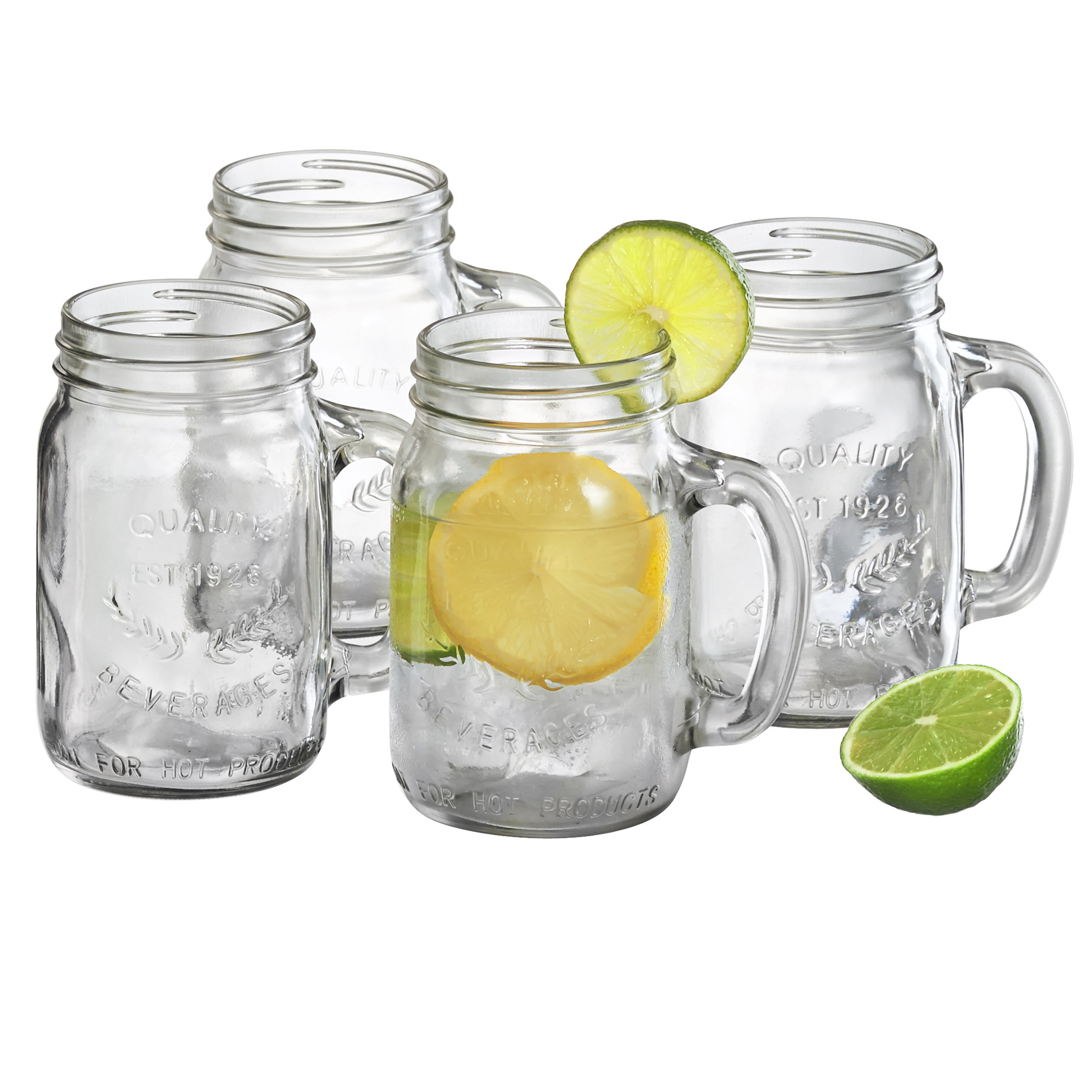 Artland Oasis 16 oz. Mason Jar with Handle & Reviews Wayfair