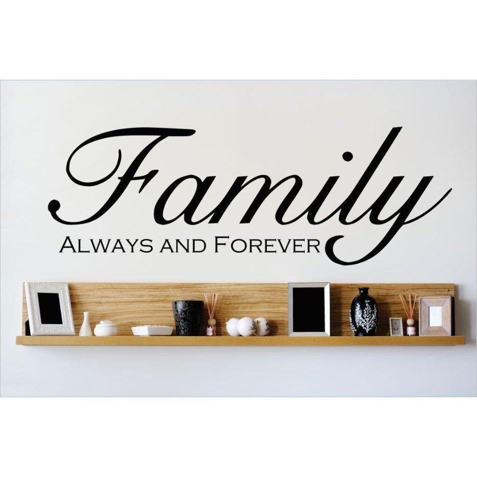 Design With Vinyl Family Always and Forever Wall Decal & Reviews Wayfair
