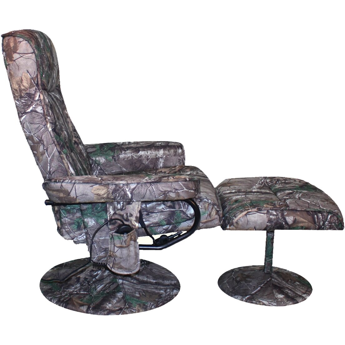 Comfort Products Realtree© Relaxzen Heated And Reclining Massage Chair With Ottoman And Reviews 