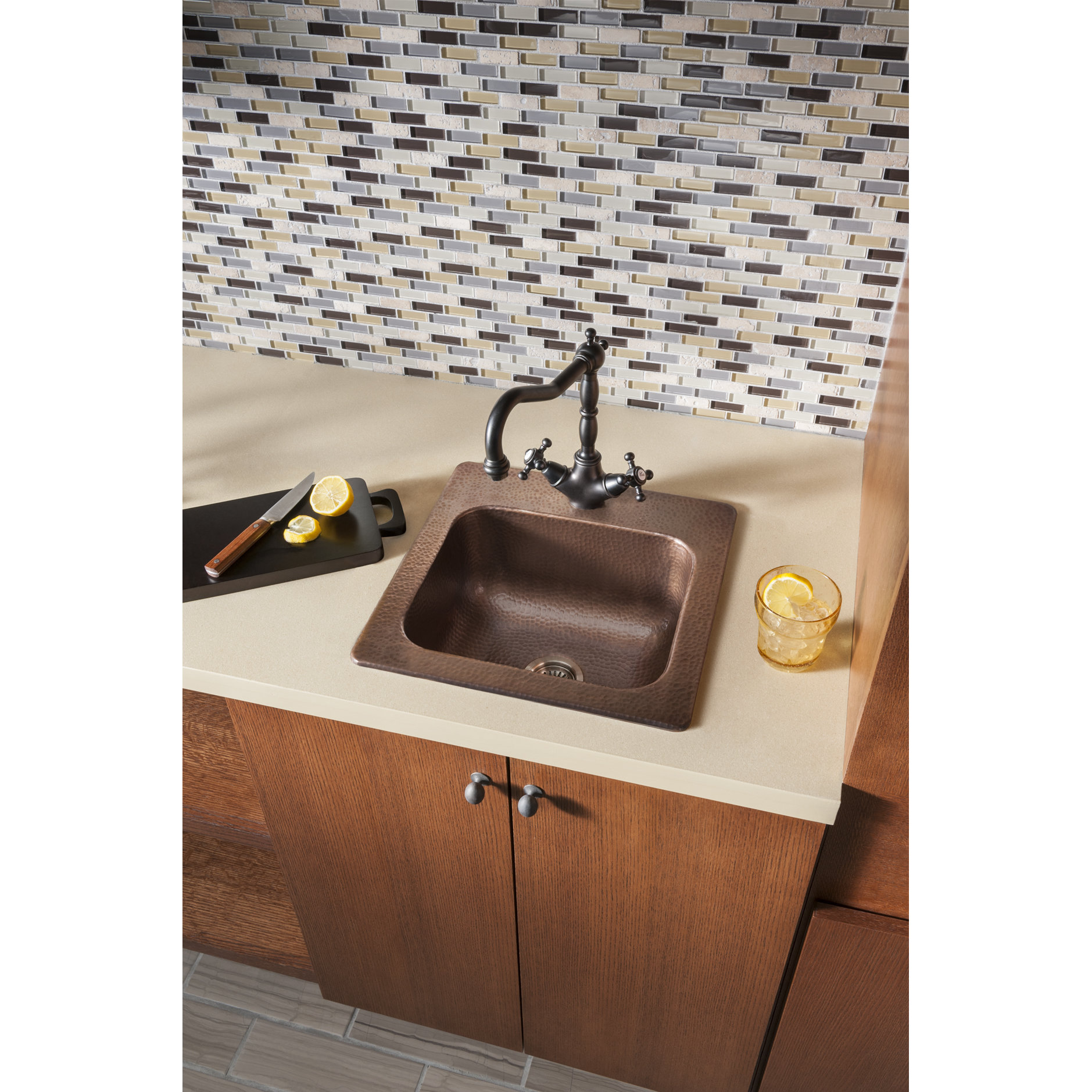 Sinkology 15" x 15" DropIn 1Hole Bar Prep Sink & Reviews Wayfair