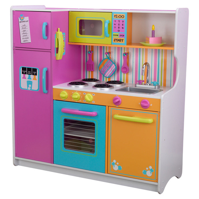KidKraft Deluxe Big & Bright Kitchen Play Set & Reviews ...