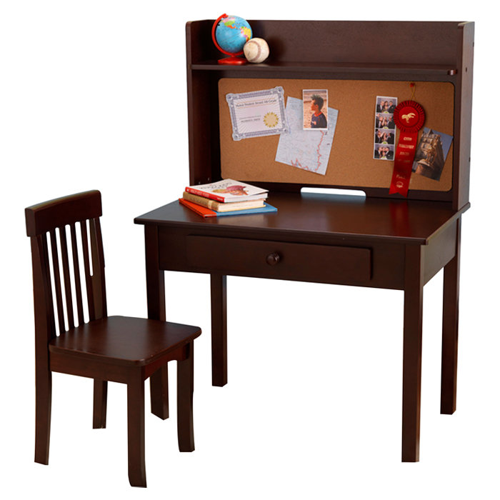 KidKraft Pinboard 3 Piece 31" Writing Desk and Hutch Set & Reviews