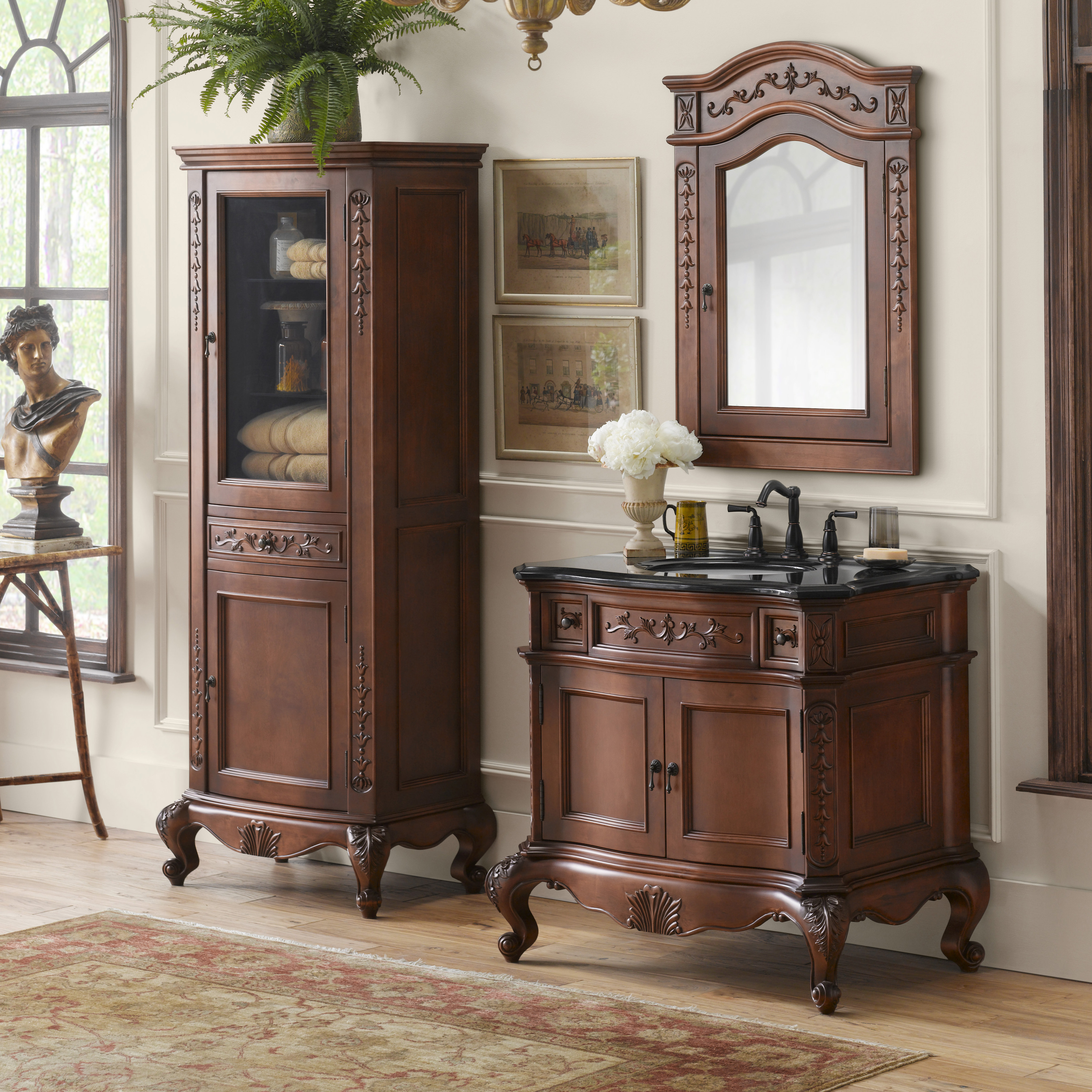 Ronbow Bordeaux 38" Single Bathroom Vanity Set & Reviews Wayfair