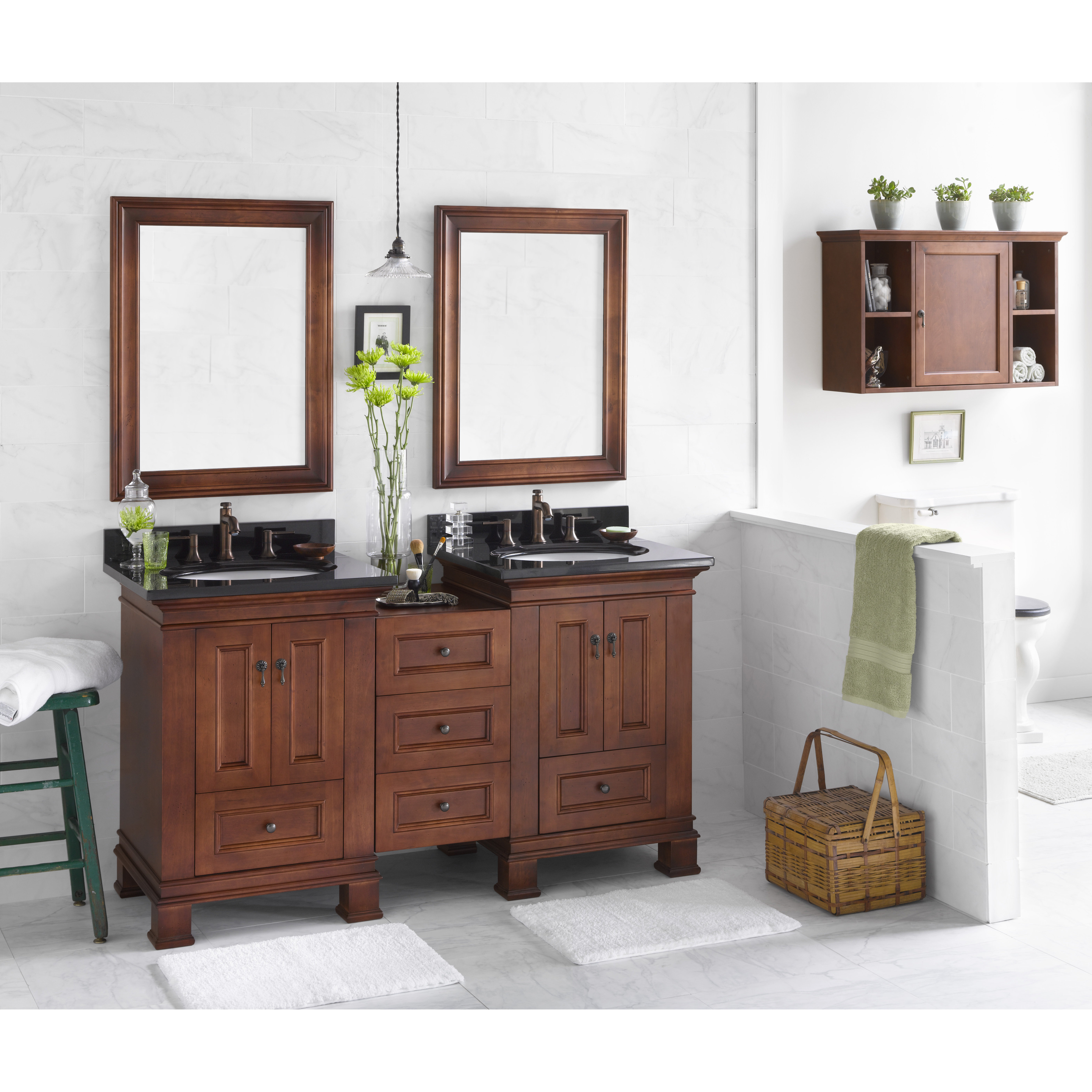 Ronbow Venice 60" Double Bathroom Vanity Set & Reviews Wayfair
