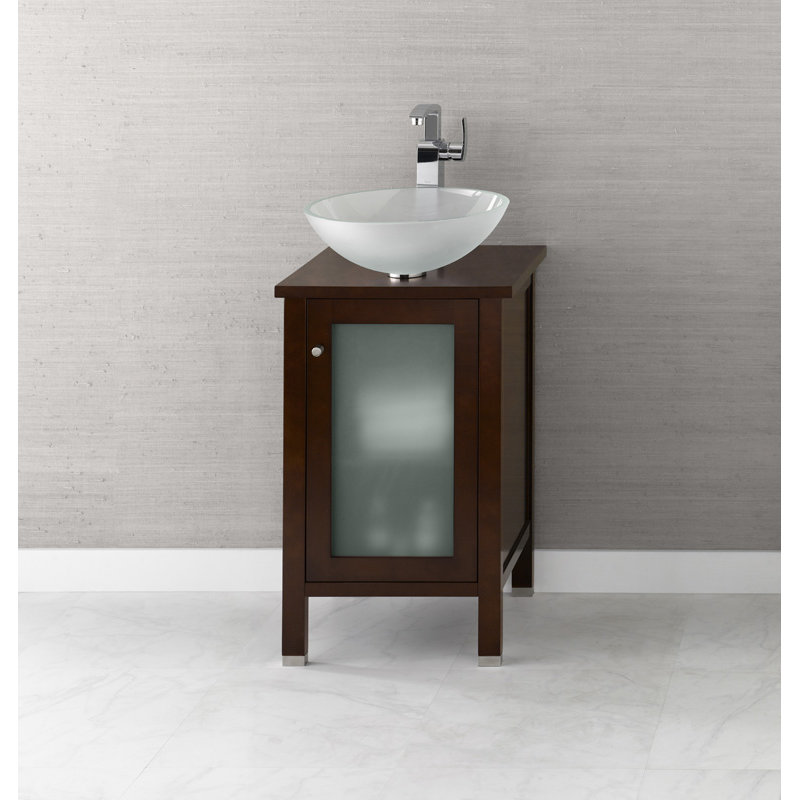 Ronbow Cami 18" Bathroom Vanity Base in Dark Cherry & Reviews